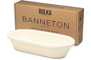 Bulka Oval Banneton: Spruce Wood Pulp Bread Proofing Basket for Sourdough Bread