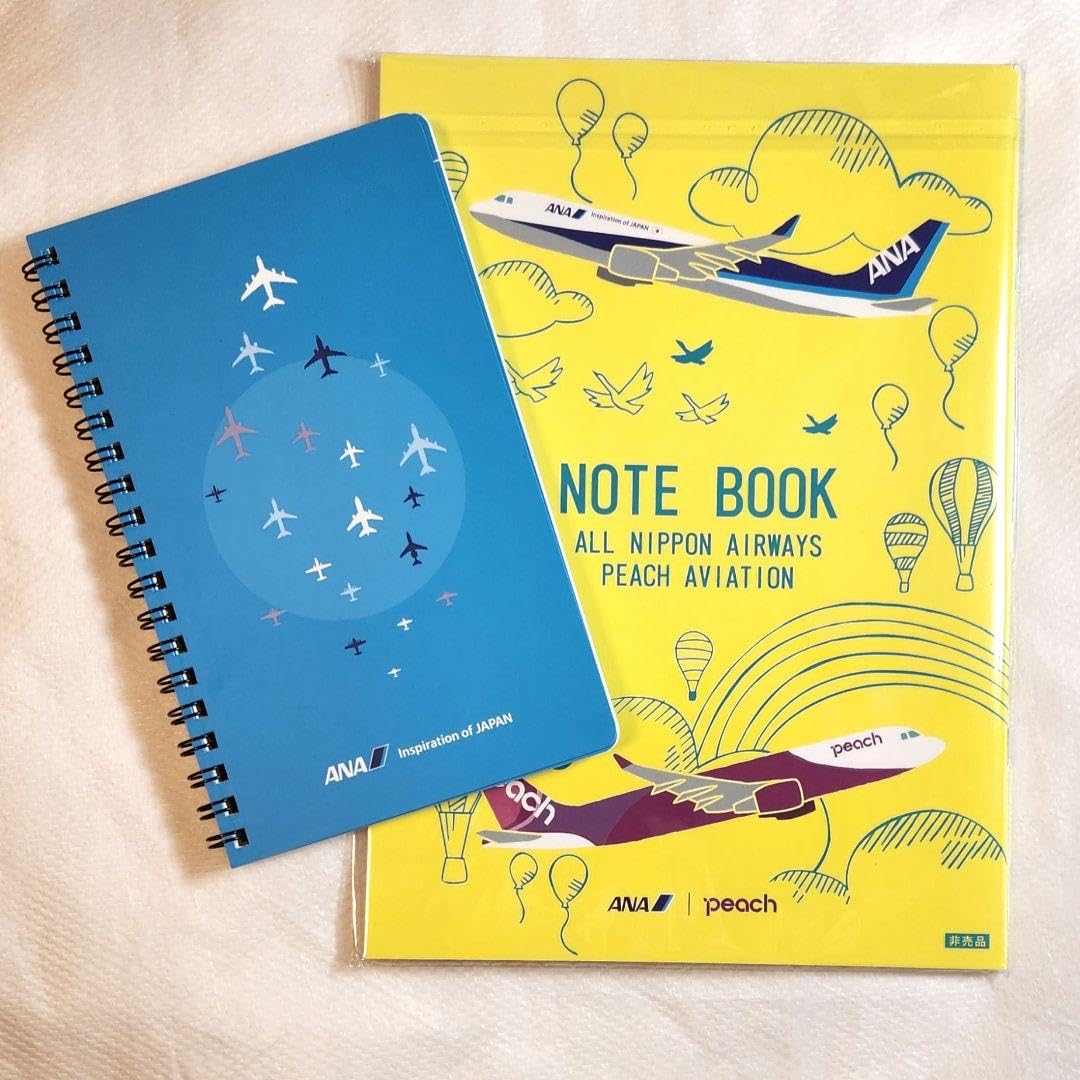 Amazon | ANA リングノートとANA PEACHコラボノート 2冊セット
