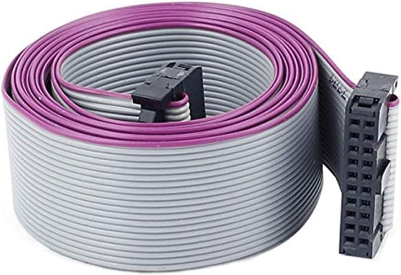 20 Pin FRC Cable With Female To Female 2.54mm Pitch Connector 96" Long - 1 Piece