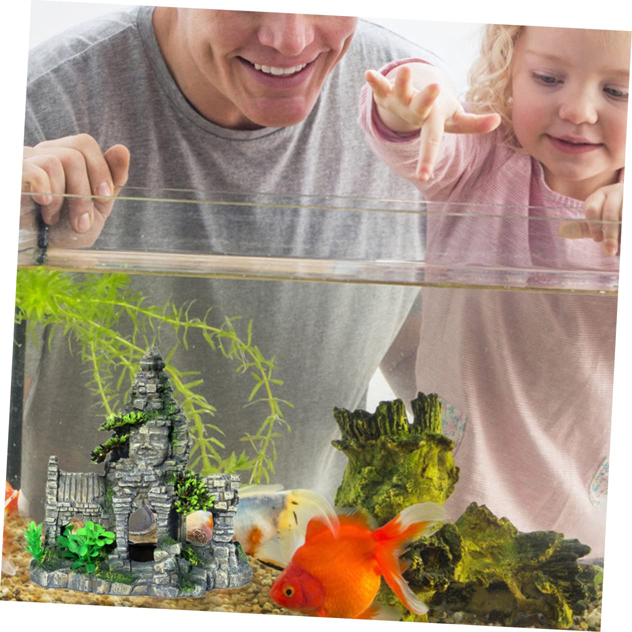 Ciieeo Grotte Aquarium Décoration Ornement De Bouddha Abri pour Poissons Et Crevettes Nid Élevage Forme Unique Eau Douce
