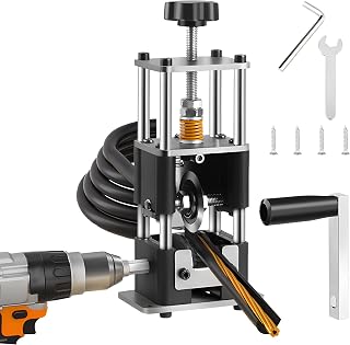 Manual Wire Stripper Machine Drill Powered Wire Stripping Machine 0.1"-1" Gauge Copper Wire Stripper Hand Crank & Electric Wire Peeler Tool for Scrap Copper Recycling & DIY Cable Stripping