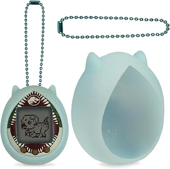 Silicone Case for Tamagotchi Nano x Jurassic World Rebirth Mosasaurus/Spinosaurus, Protective Cover for Tamagotchi Nano x Virtual Electronic Pets Accessories Blue