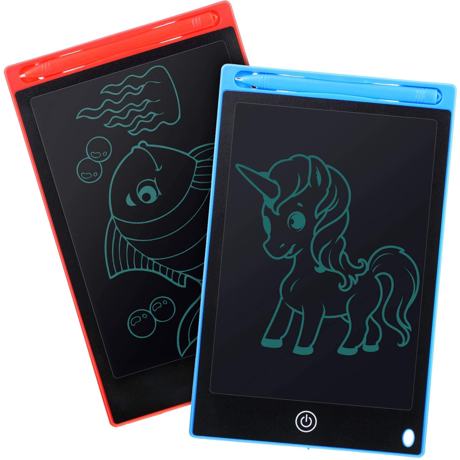 Combo LCD Writing Tablet, 8.5 Inch Writing &Drawing Board Doodle Board for Kids at Home, School, Learning Educational Toy, Writing pad for Kids, Digital Slate for Kids, Magic Slate (Pack of 2)