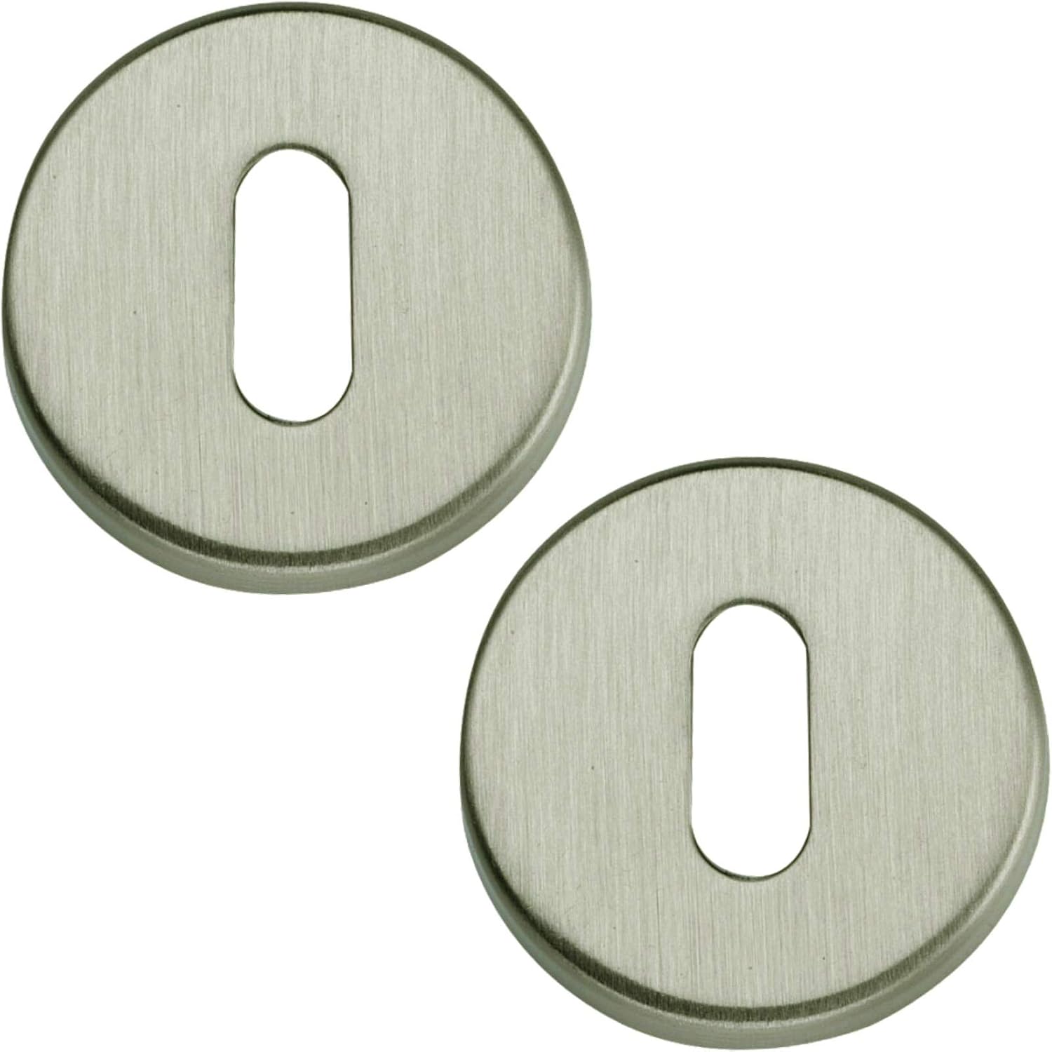 Howdens Bertelli Garda Satin Nickel Door Handles 1 Pair (1 Pair