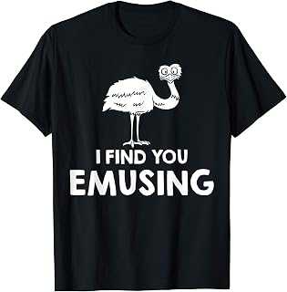 Emus Costume Gift Australia Ostrich Bird T-Shirt
