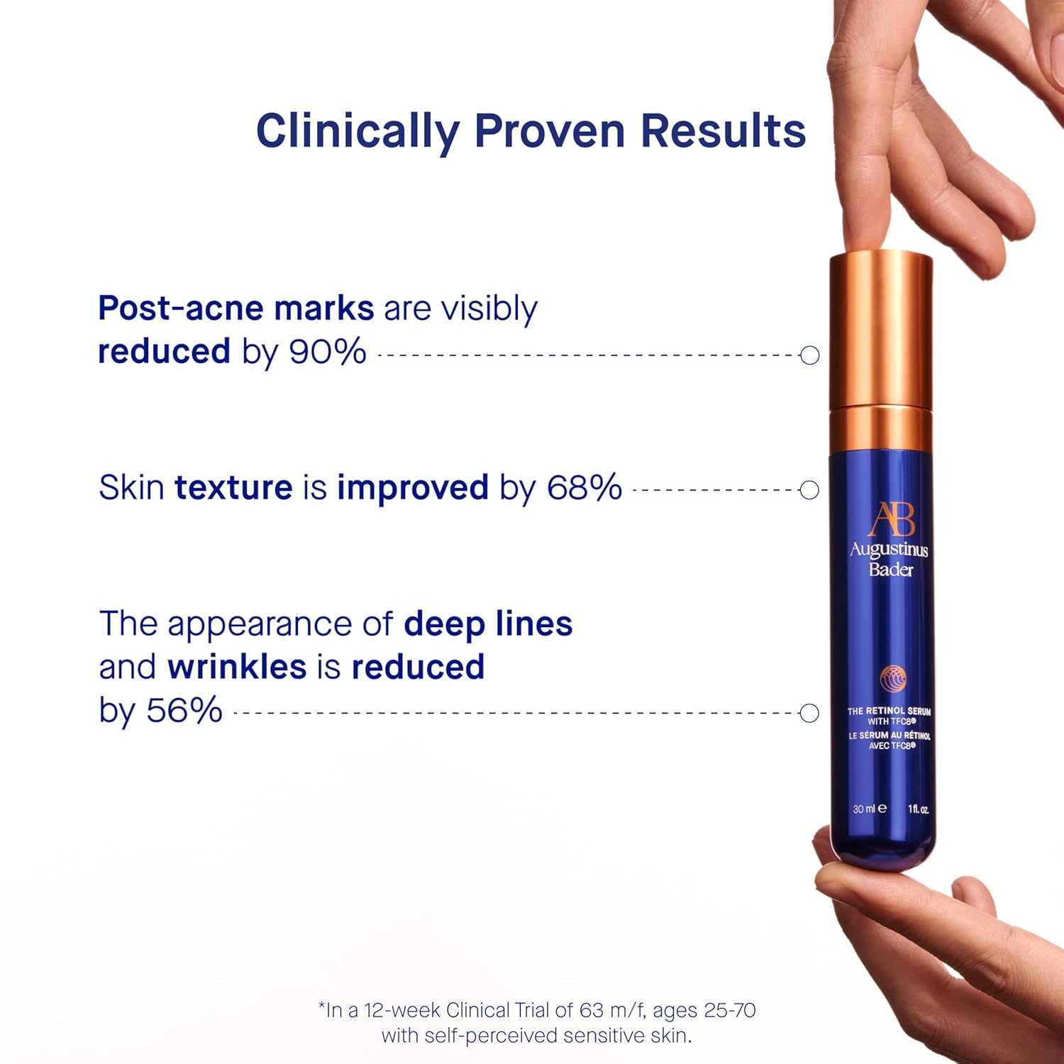 Augustinus Bader The Retinol Serum – Luxury Anti-Aging Face Serum – Smooths Fine Lines, Boosts Firmness & Radiance – Hydrating, Restorative & Skin-Friendly Formula - Image 5