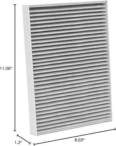 Miniatura 8 de KAX Filtro de aire de cabina, repuesto para CF11668, Challenger, Charger, Chry-sler 300, filtro de cabina con carbón activado