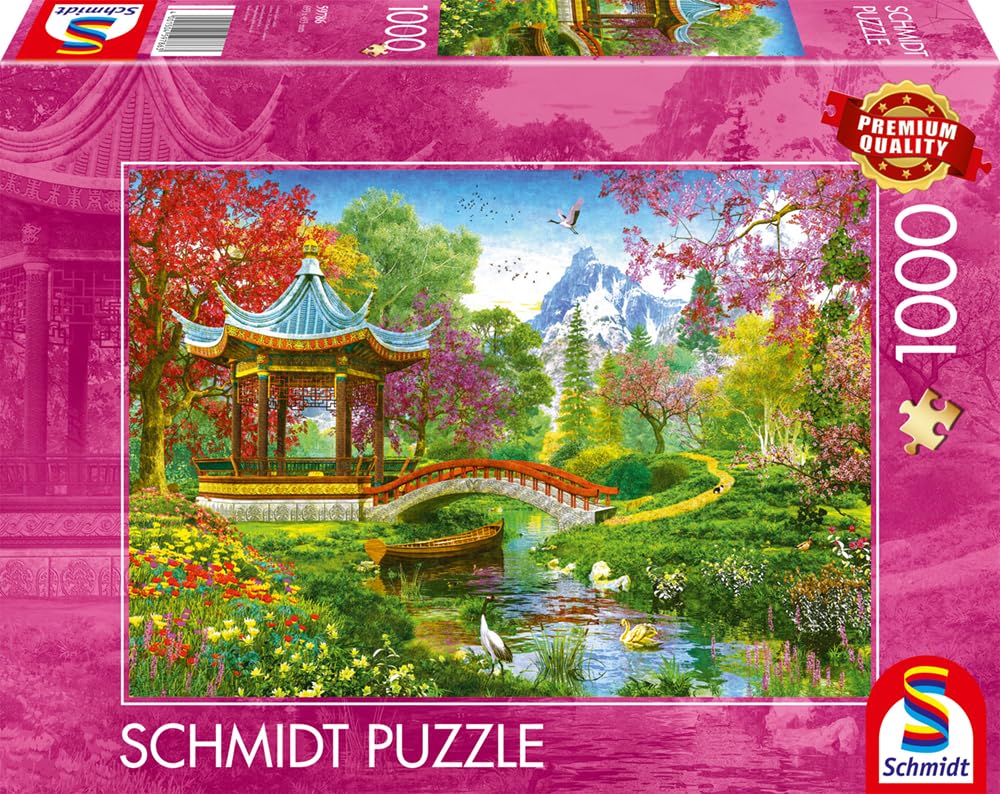 Amazon.com: Schmidt Spiele 59786 Zen Garden 1000-Piece Jigsaw