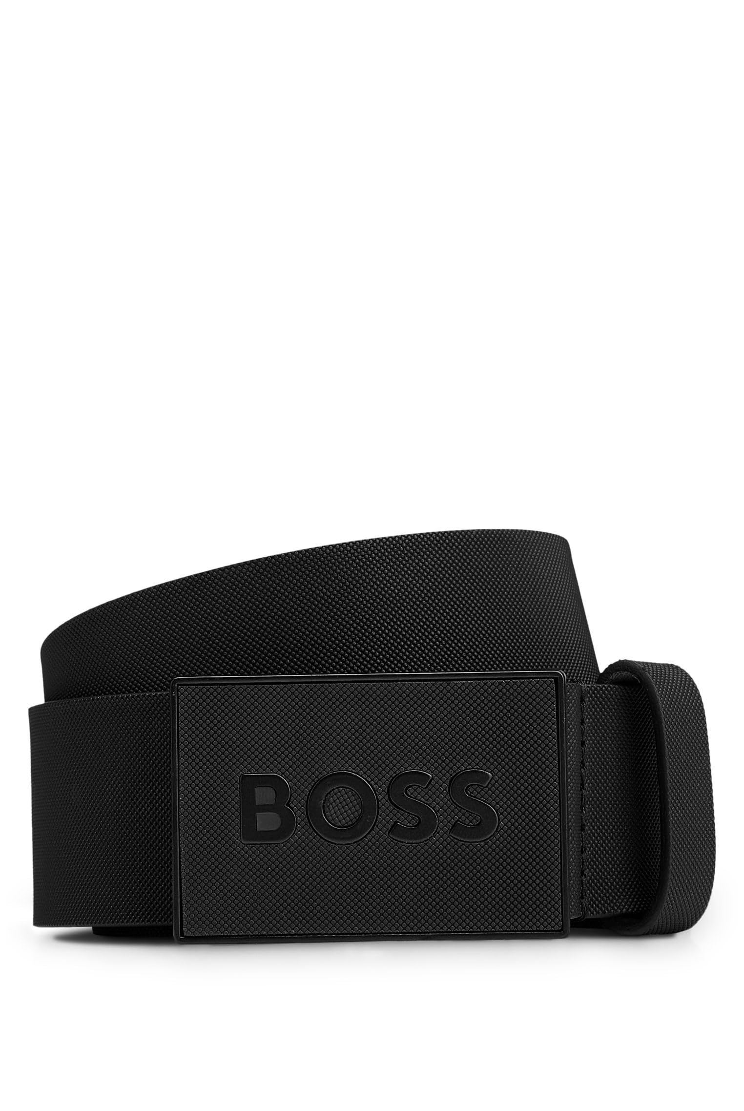 BOSS Pasek unisex, czarny1, 110