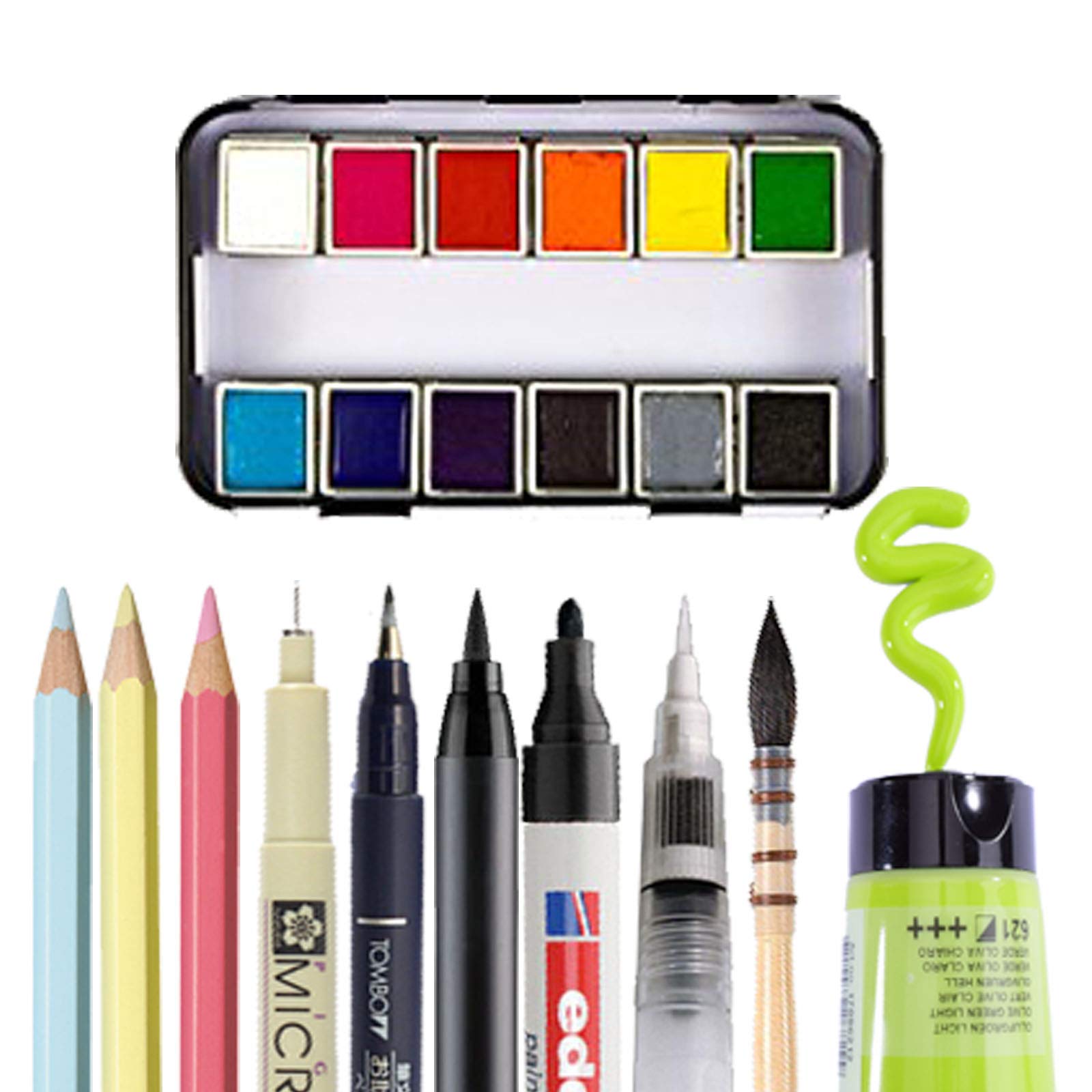 Florence Aquarellpapier Schwarz A4 - 300 Gsm Zeichenblock Für Aquarellmalerei Und Künstlerbedarf