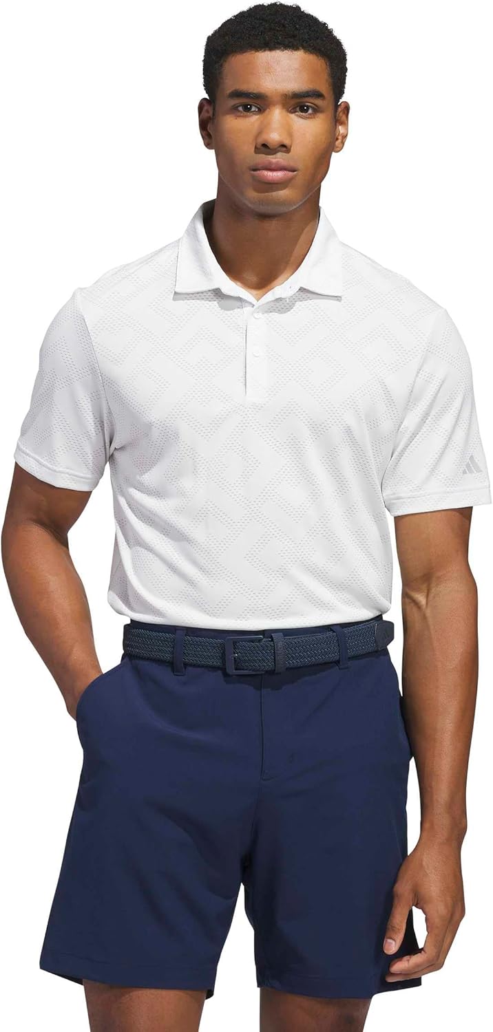 adidas Men's Ultimate365 Jacquard Climacool Polo Shirt