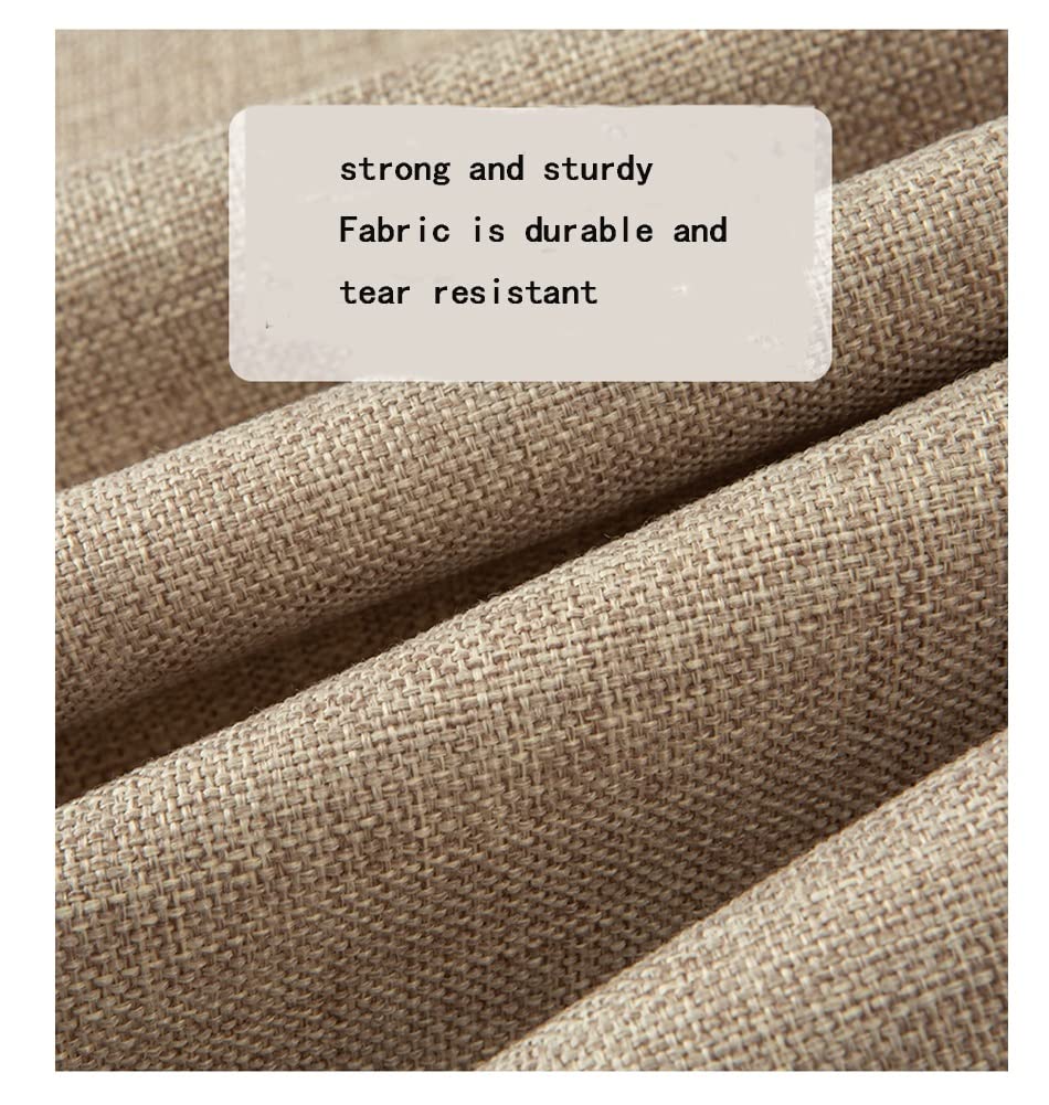 Tela de Lino Tela de Costura de Lino Natural Fabricación de Prendas de Vestir Tela de Lino Artesanal para tapicería Decoración de macetas y manteles Cortinas Bolsas de Mano