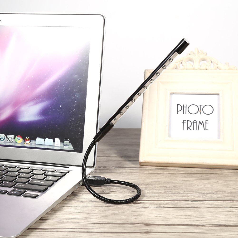 Lampada Lettura Clip per Letto e Scrivania: Luce LED USB Flessibile Lampada Lettura Clip per Letto e Scrivania: Luce LED USB Flessibile