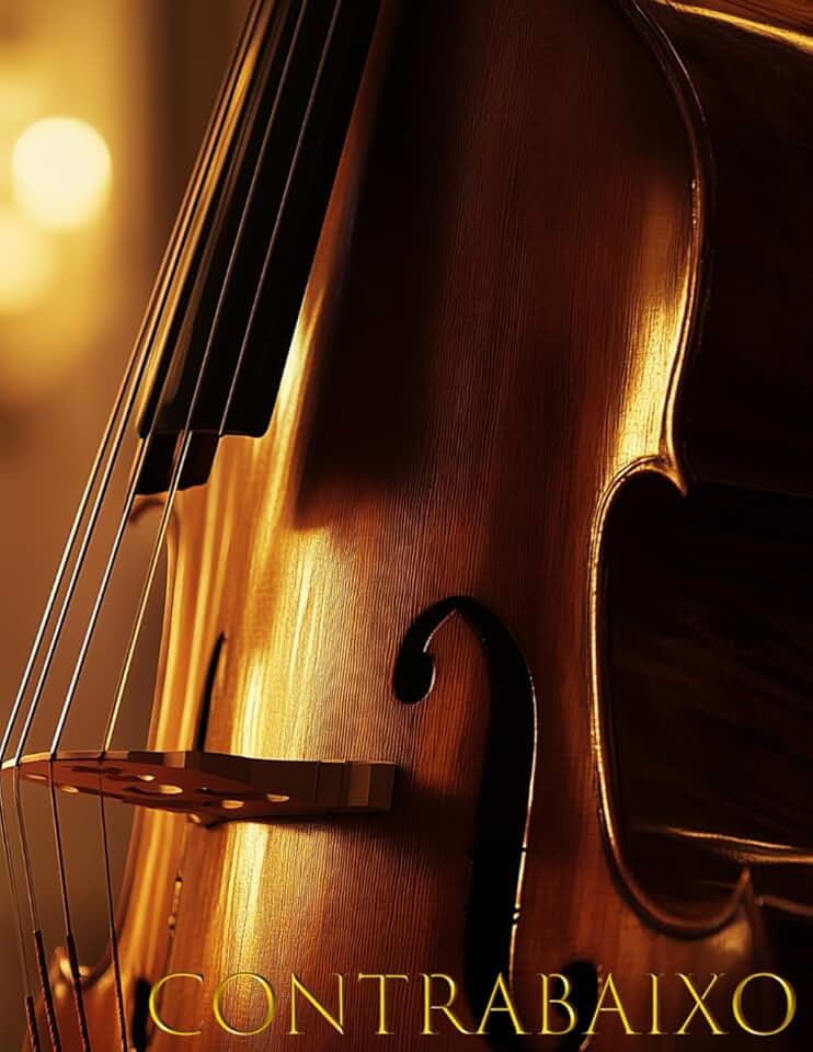 CONTRABAIXO: Caderno de Partituras: 100 Páginas de Folhas de Música em Branco para os Entusiastas de Contrabaixo (Portuguese Edition)