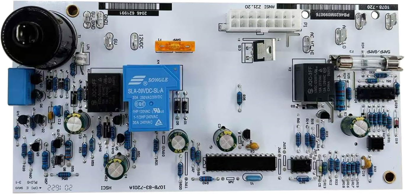RV Refrigerator Power Control Board 621991001 Kit Replacement for N610 N611 N810 N811 Series 2-Way Control Board (Serials Number Below 9056491)