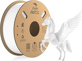 Creality Fast PLA Filament, Weiß Filament 1.75mm Fast PLA 1KG, 3D Drucker Filament PLA Maßgenauigkeit +/- 0.03 mm, 3D Druc...