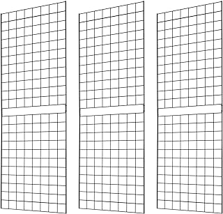 7RiversART Grid Wall Commercial Grade Gridwall Panels – Heavy Duty Grid Panel for Any Retail Display Wall Grid 2' Width x ... Price In India