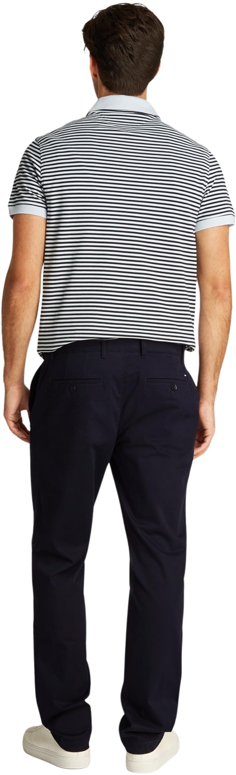 Tommy Hilfiger Uomo Pantaloni Chino Denton Chino Satin Straight Fit