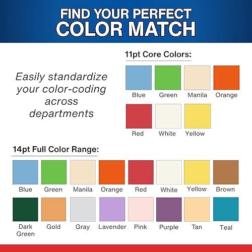 Miniatura 6 de Carpetas de archivos marrones, material médico, carpeta con pestaña final reforzada tamaño carta con cierre de 2 pulgadas en el interior frontal y