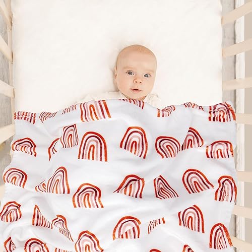 Miniatura 2 de Manta de forro polar para bebé, suave y acogedora, manta de cuna para niña, manta de recepción de felpa para recién nacido, bebé, niño pequeño, 30 x