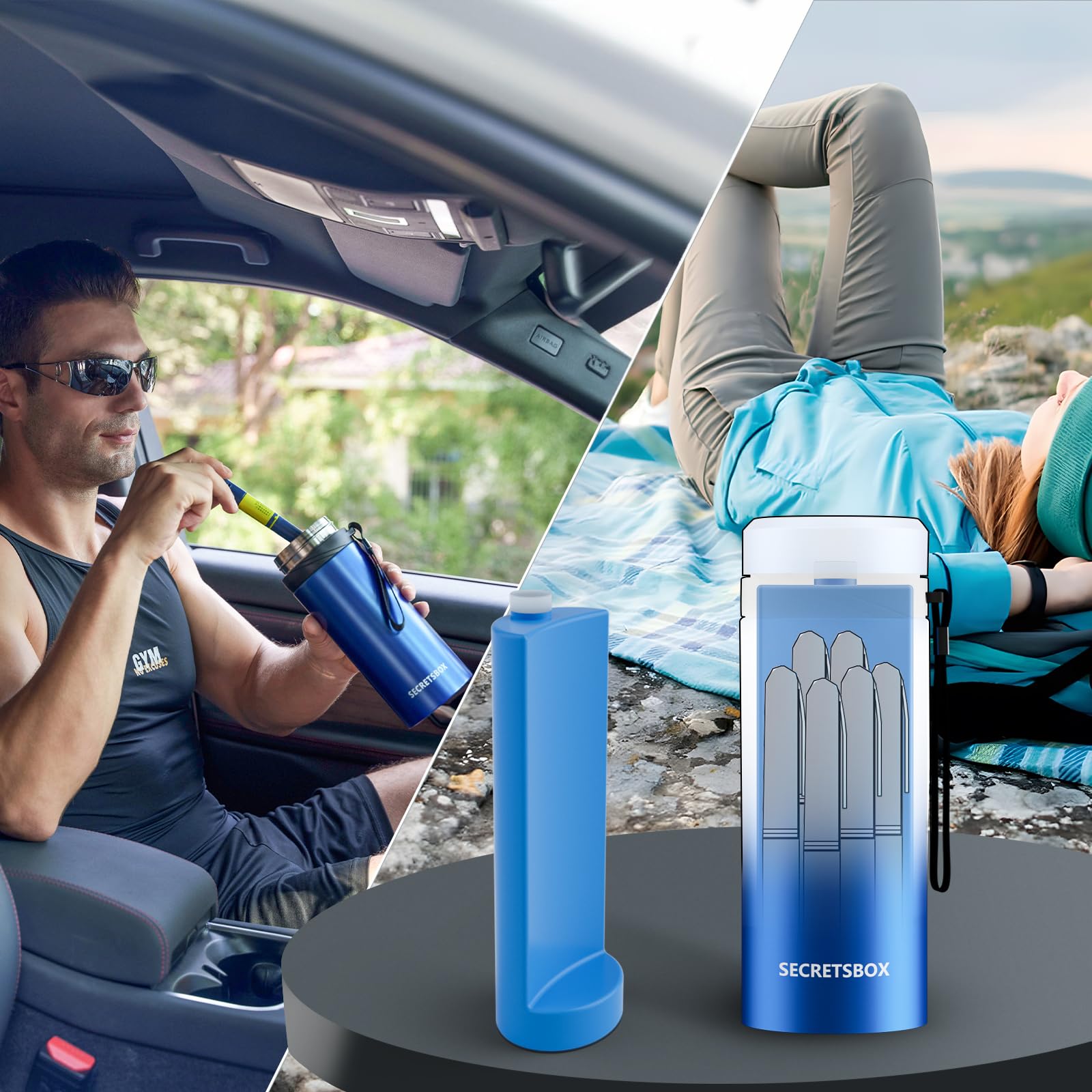 52H Frigo Insulina da Viaggio, 5-7 Penna Frigo per Medicinali con Biogel, Mini Frigorifero per Insulina, Borsa per Diabete da Viaggio, Approvato TSA