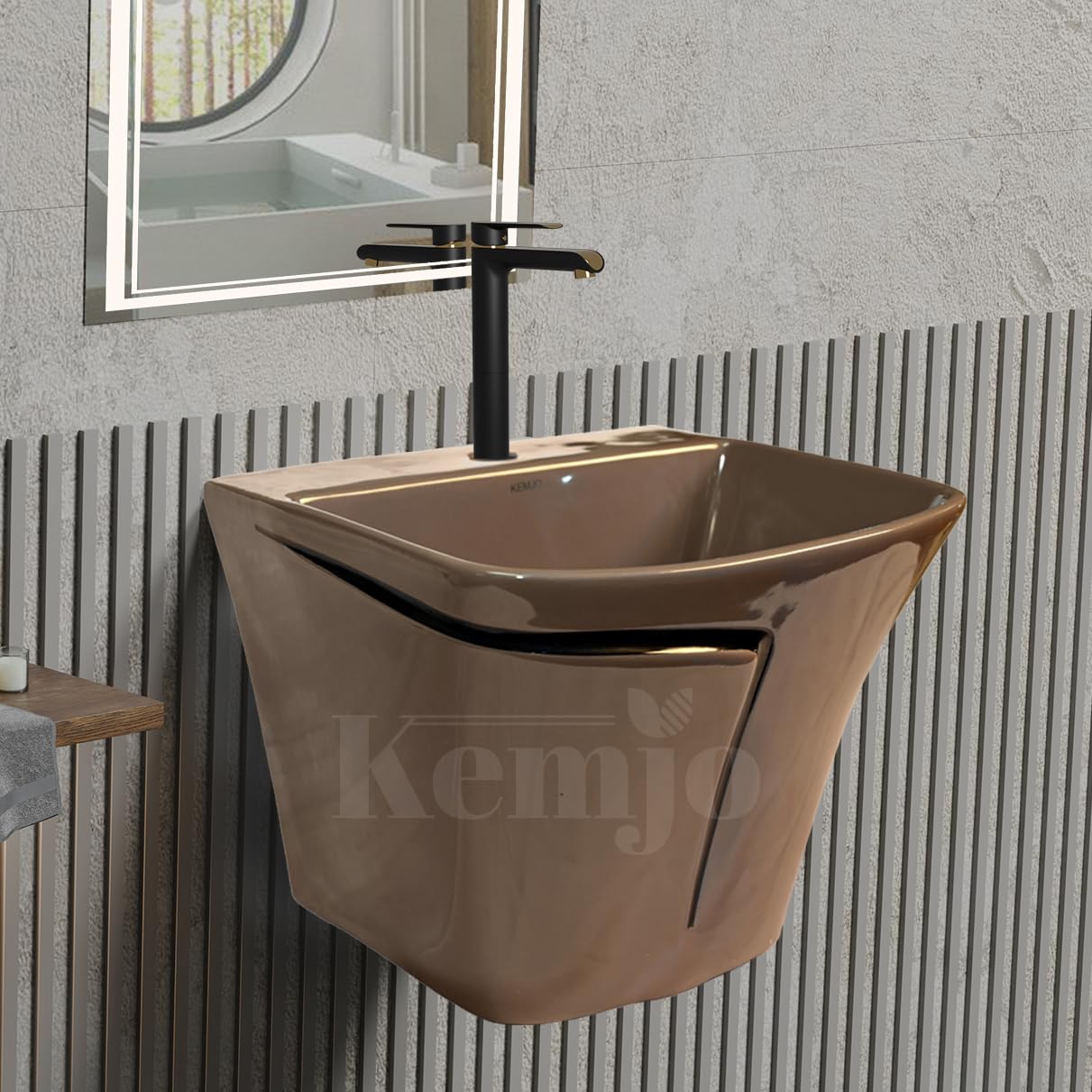 See full amazon price history chart for Kemjo Wall Mounted Wash Basin for Bathroom | Wall Hung Wash Basin/Sink (15.35 x 16.14 x 13 Inch, SFKOP - 225) Kemjo Wall Mounted Wash Basin for Bathroom | Wall Hung Wash Basin/Sink (15.35 x 16.14 x 13 Inch, SFKOP - 225) (B0DFVMMSN7) Amazon Price History, Amazon Price Tracker
