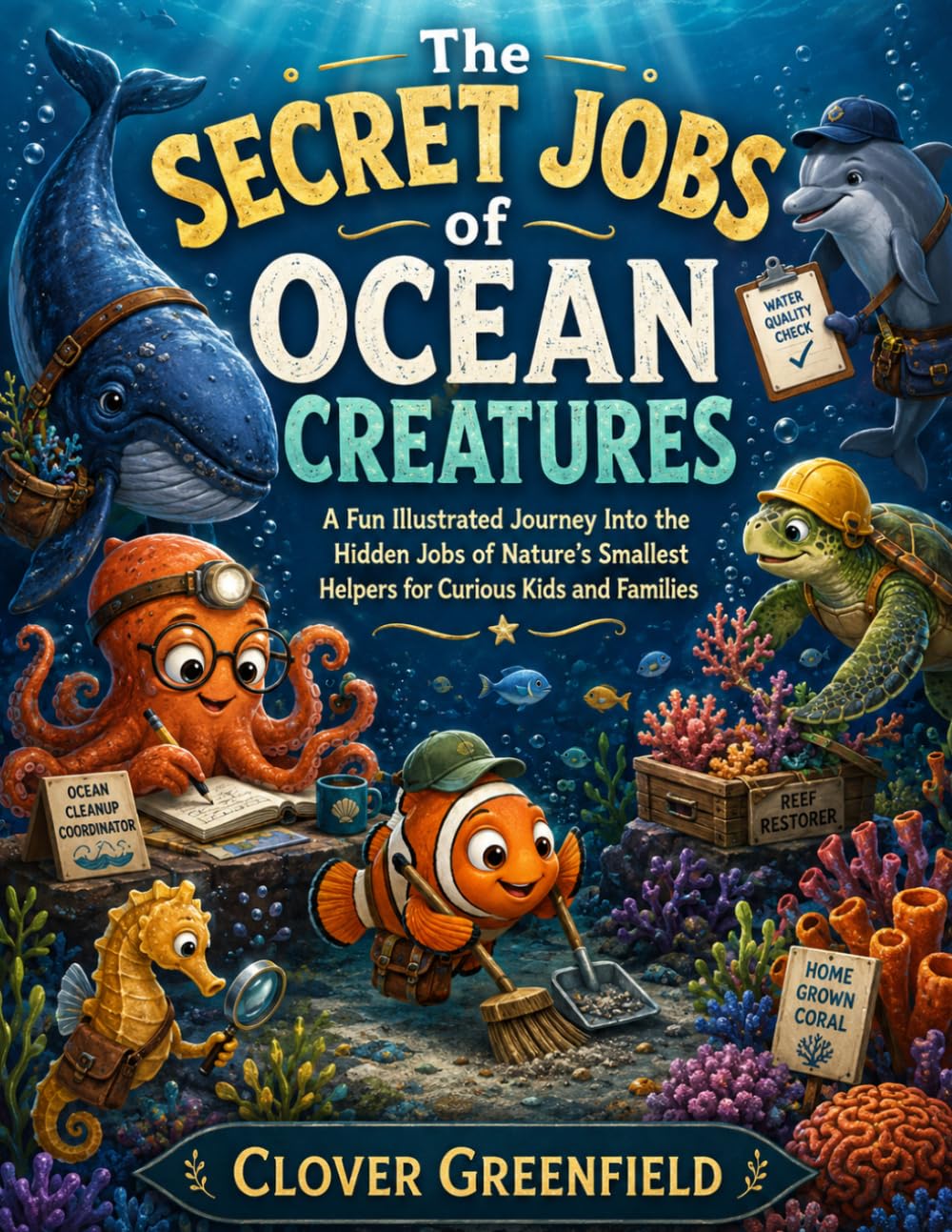 The Secret Jobs of Ocean Creatures: A Fun Illustrated Journey Into the Hidden Jobs of Nature’s Smallest Helpers for Curious Kids and Families