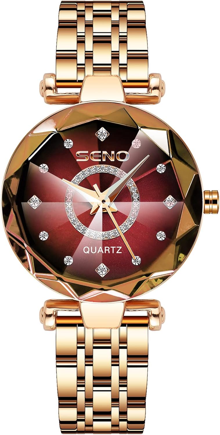 RORIOS Orologio Donna Orologio Analogico Quarzo con Cinturino in Acciaio Inox Moda Impermeabile Orologi da Polso Strass Orologio per Ragazza Donna RORIOS Orologio Donna Orologio Analogico Quarzo con Cinturino in Acciaio Inox Moda Impermeabile Orologi da Polso Strass Orologio per Ragazza Donna