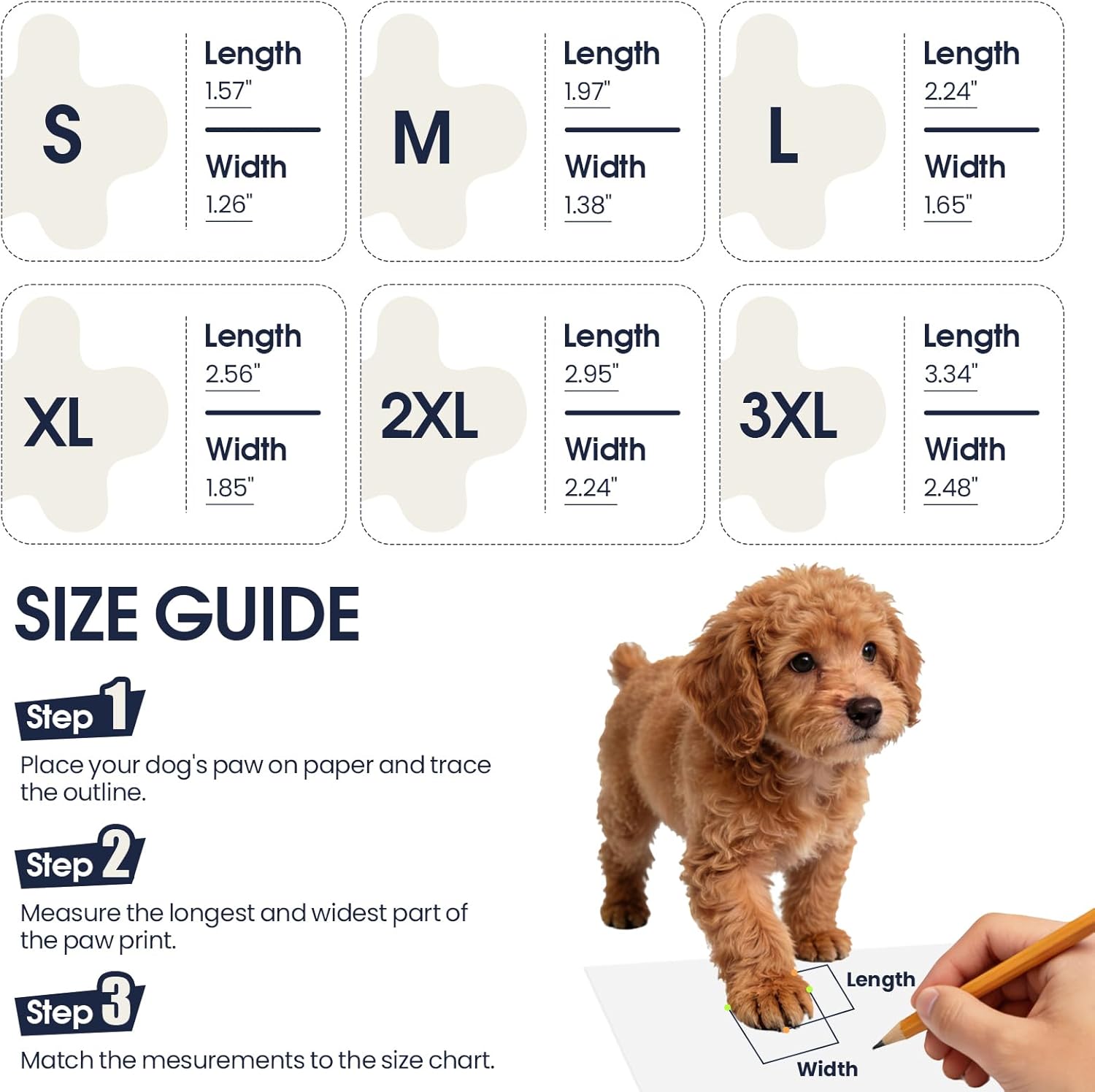 Rain Boots,Paw Protectors for Dogs,Dog Booties for Hot,Mud Pavement,Waterproof Dog Shoes for Medium Dogs,M