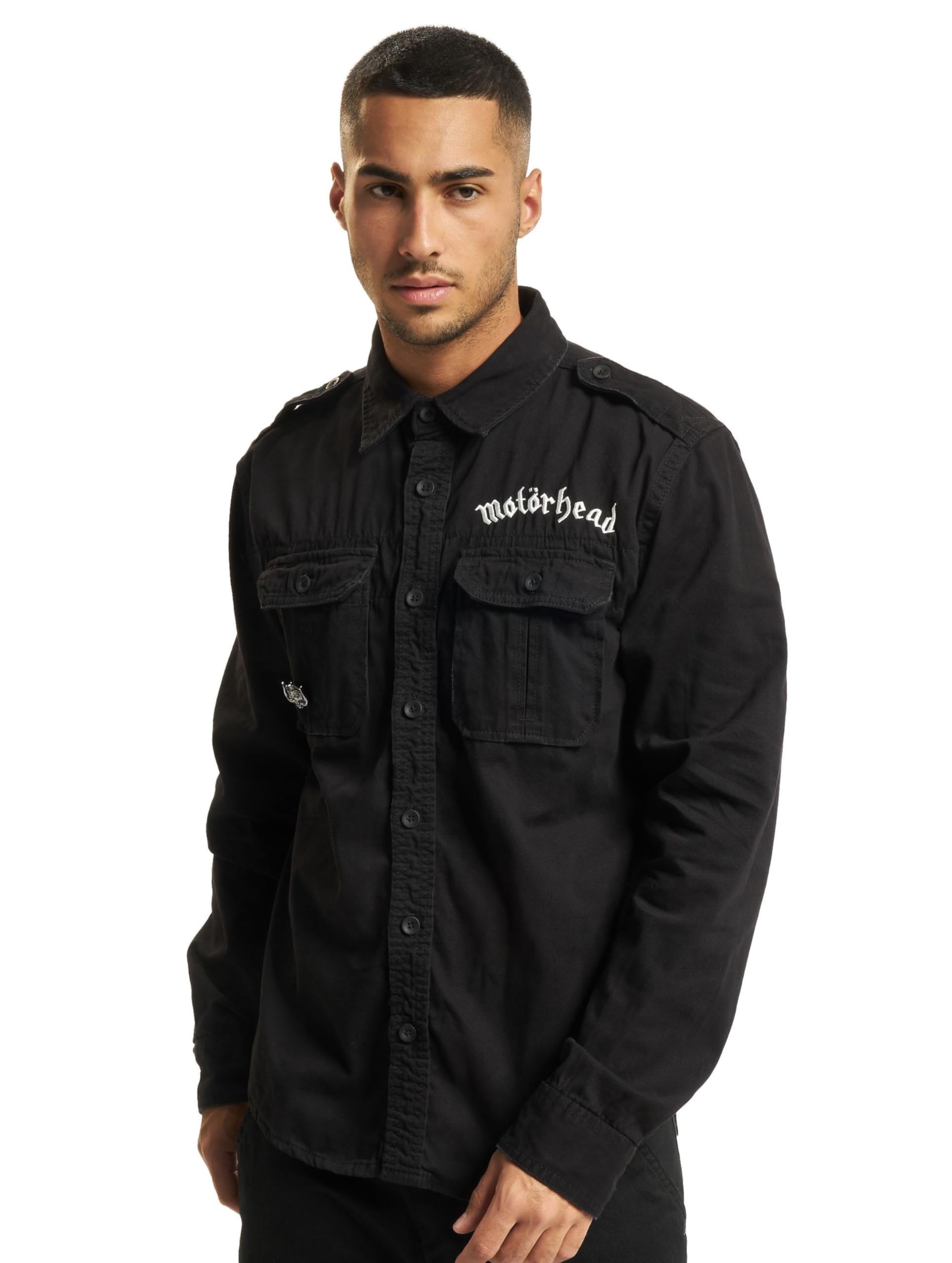 Brandit Motörhead Vintage Shirt Long S, Color: black, Size: 4XL