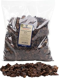 Tiernahrung Schwenner - Getrocknete Trainingshappen für Hunde I 1000g Rinderlunge I Leckerlibeutel für das Training von Hunden product image