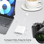 SD Card Reader USB C for iPhone 17/16/15 Series, AIDOUBARA Memory Card Reader with SD and Micro SD Slot, Digital Camera Adapter Compatible with iPad, Mac, MacBook, Kodak Pixpro and More Type C Devices