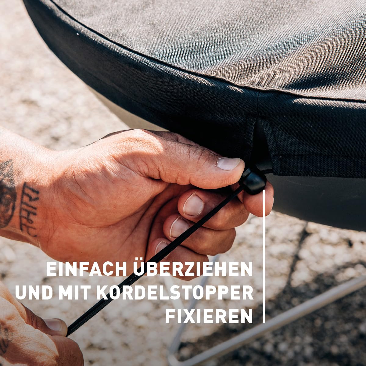 höfats - Abdeckhaube für Bowl und Bowl 57 Feuerkörb - schützt den Bowl Feuerkorb - passgenaue, wetterfeste Schutzhülle, mit Kordelstopper - Zubehör für Bowl 57