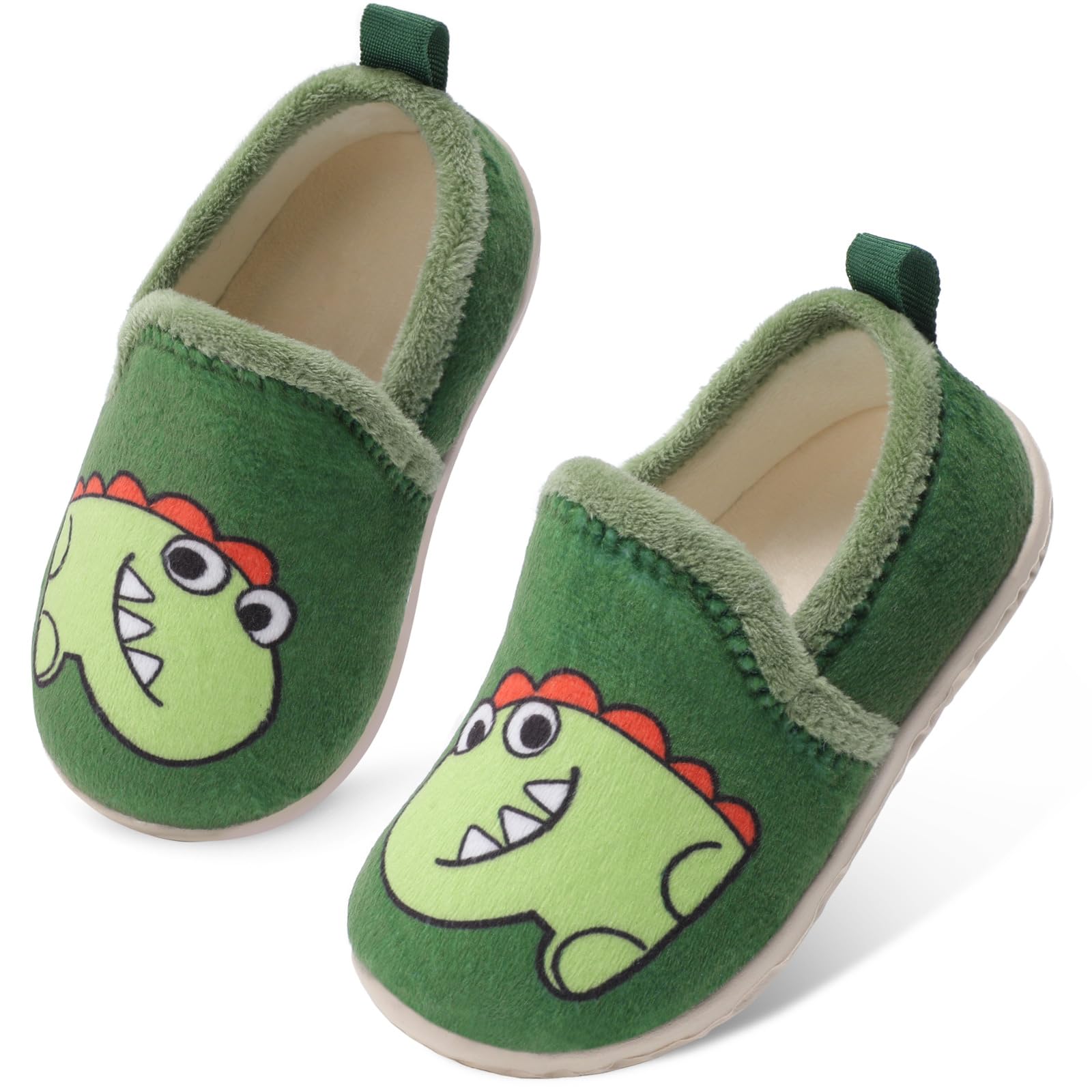 Lefflow Toddler Slippers Boys Girls House Shoes Slip on Baby Sock Shoes Lightweight Outdoor Walking Shoes