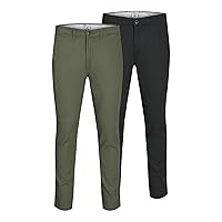 JACK & JONES Jjimarco Jjdave Sa 2 Pack Pantaloni, Nero