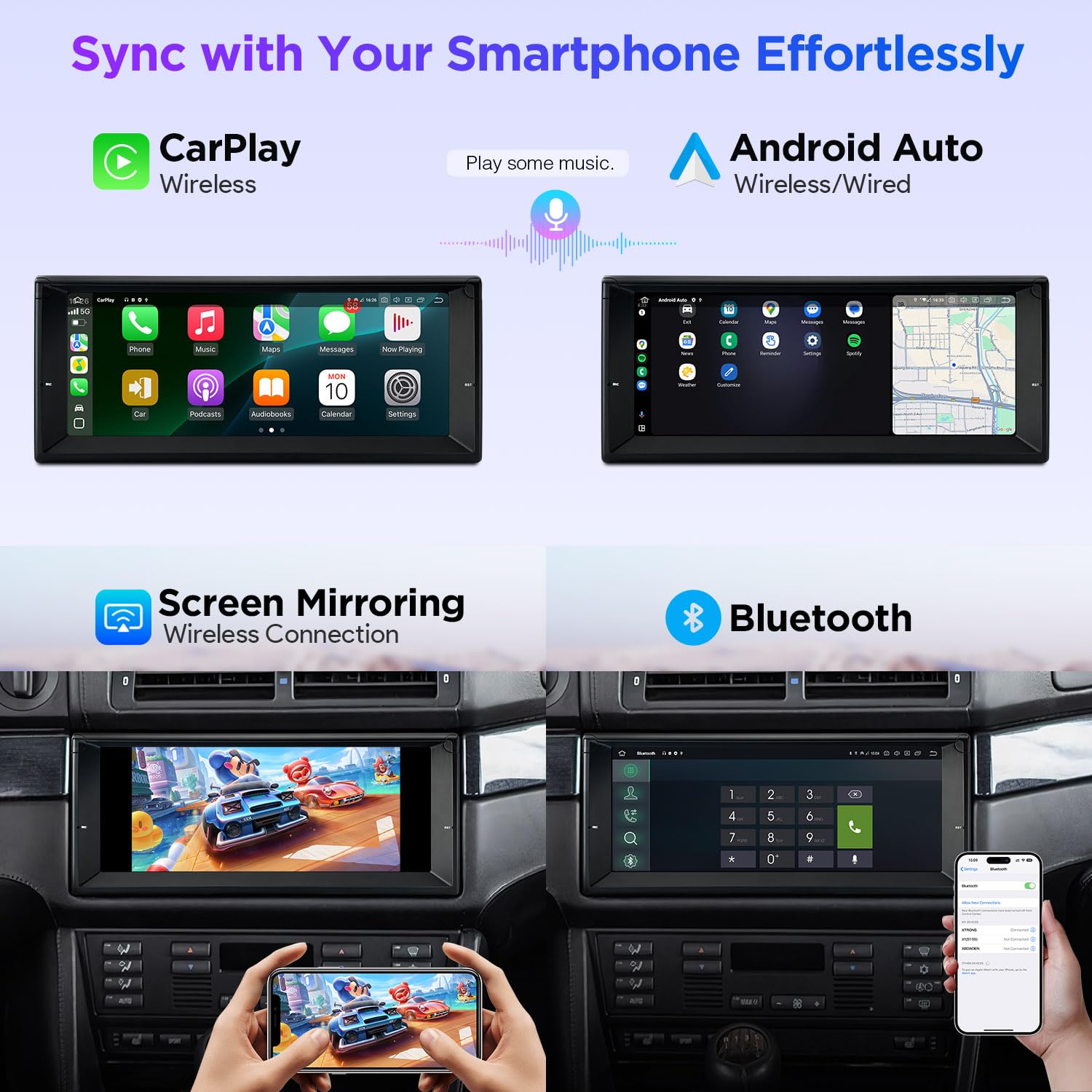 Amazon.com: XTRONS Car Stereo for BMW E39 M5, Android 14 Qualcomm