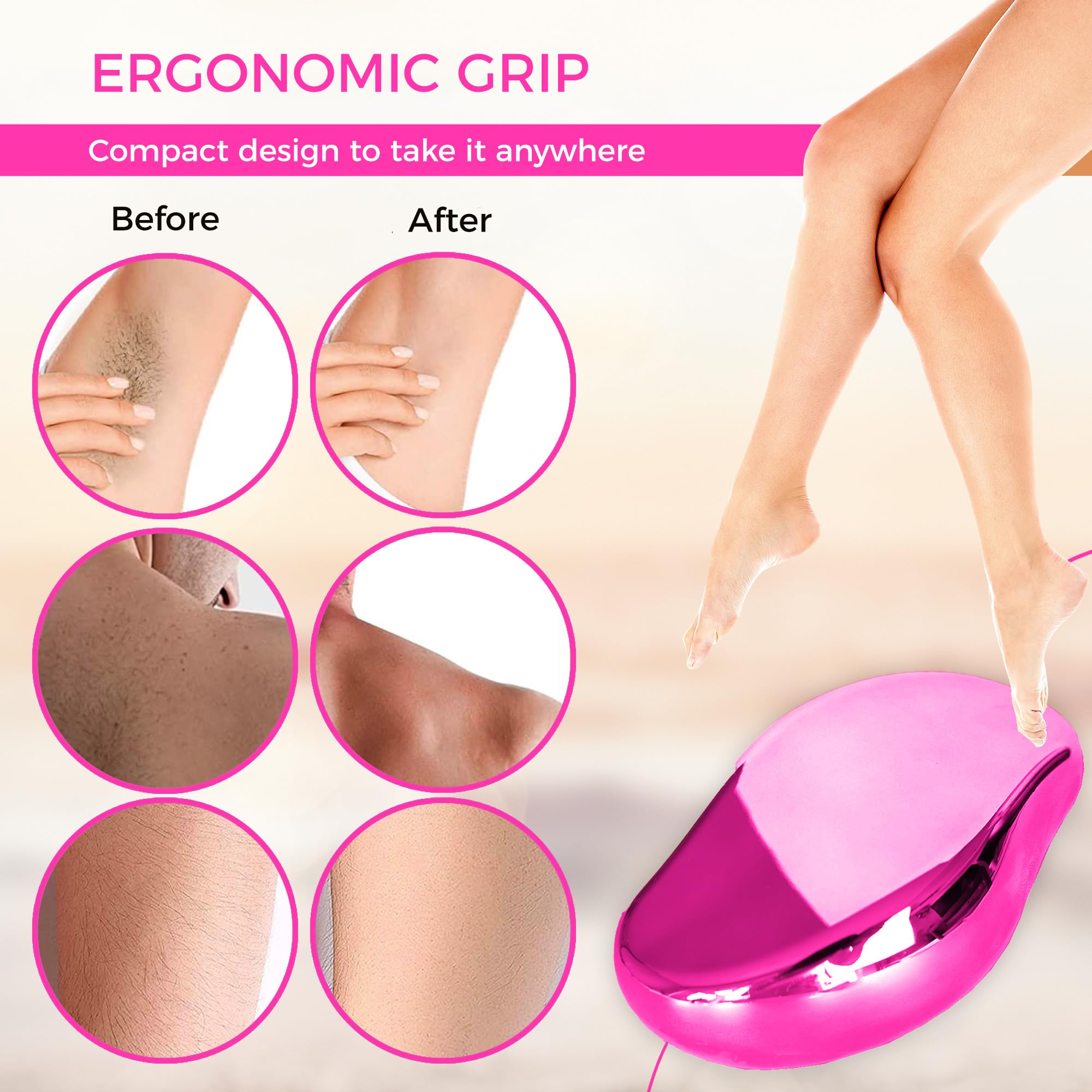 WS WorlsTrend Crystal Epilator, Crystal Hair Eraser, Crystal Hair Removal Stone - Image 4
