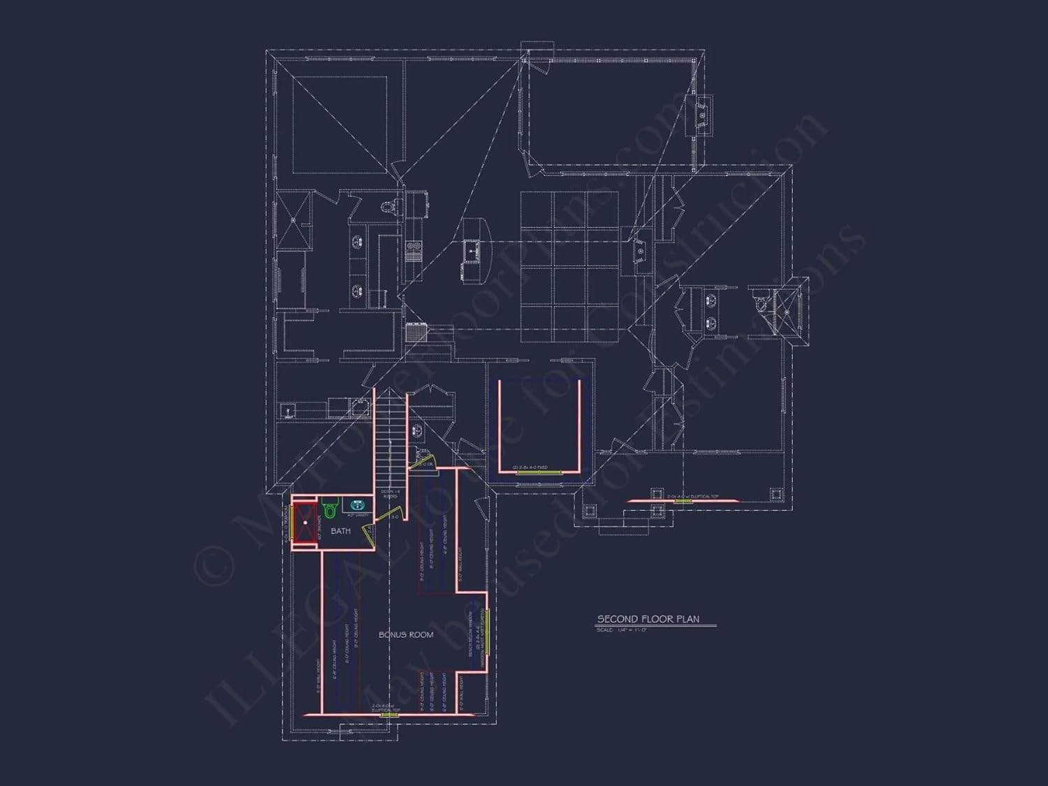 20-1751 House Plan - Explore a Stunning 1.5-Story House Plan with CAD Blueprints