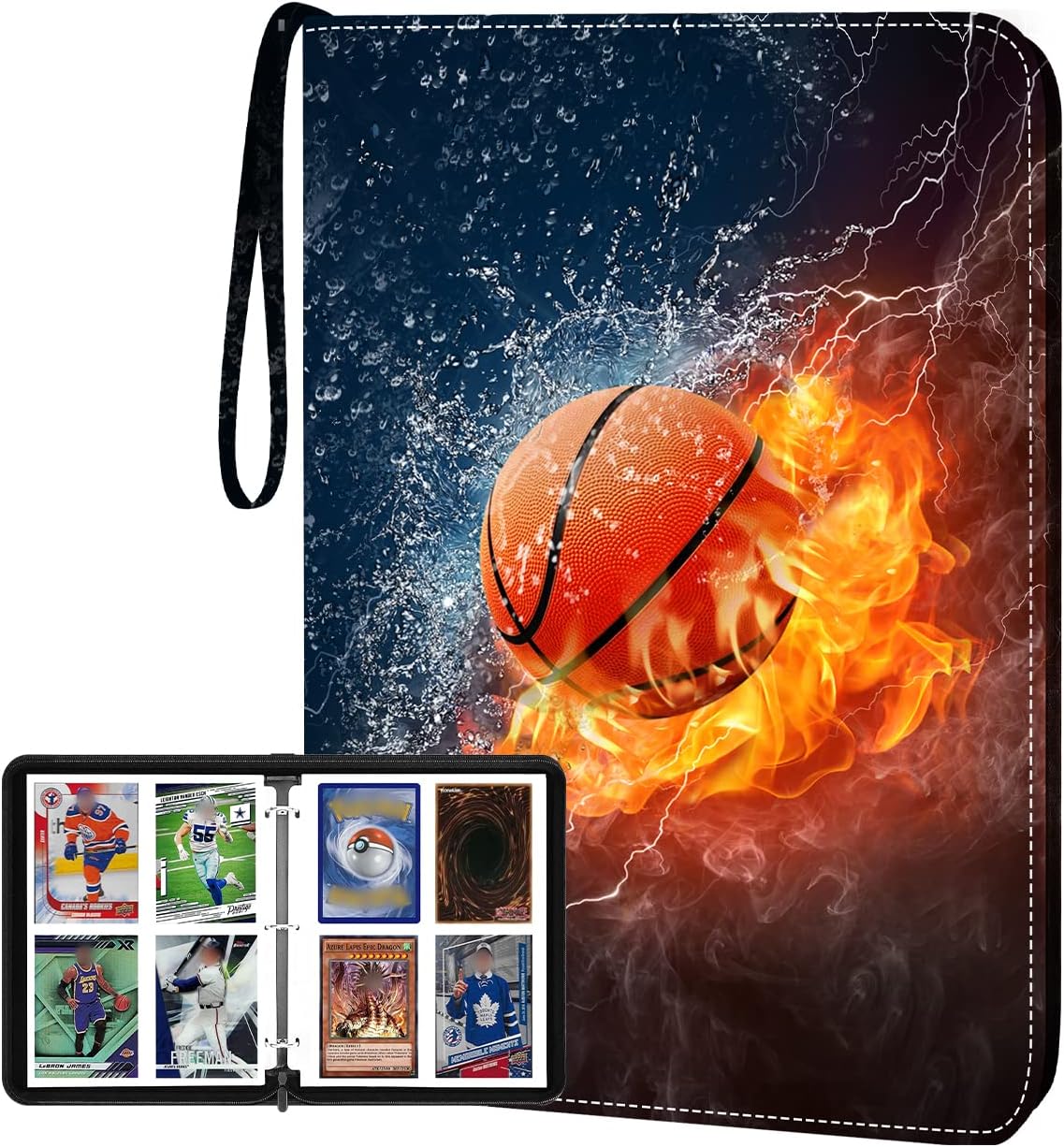 HESPLUS 400 Pockets Basketball Card Binder Sleeves, Trading