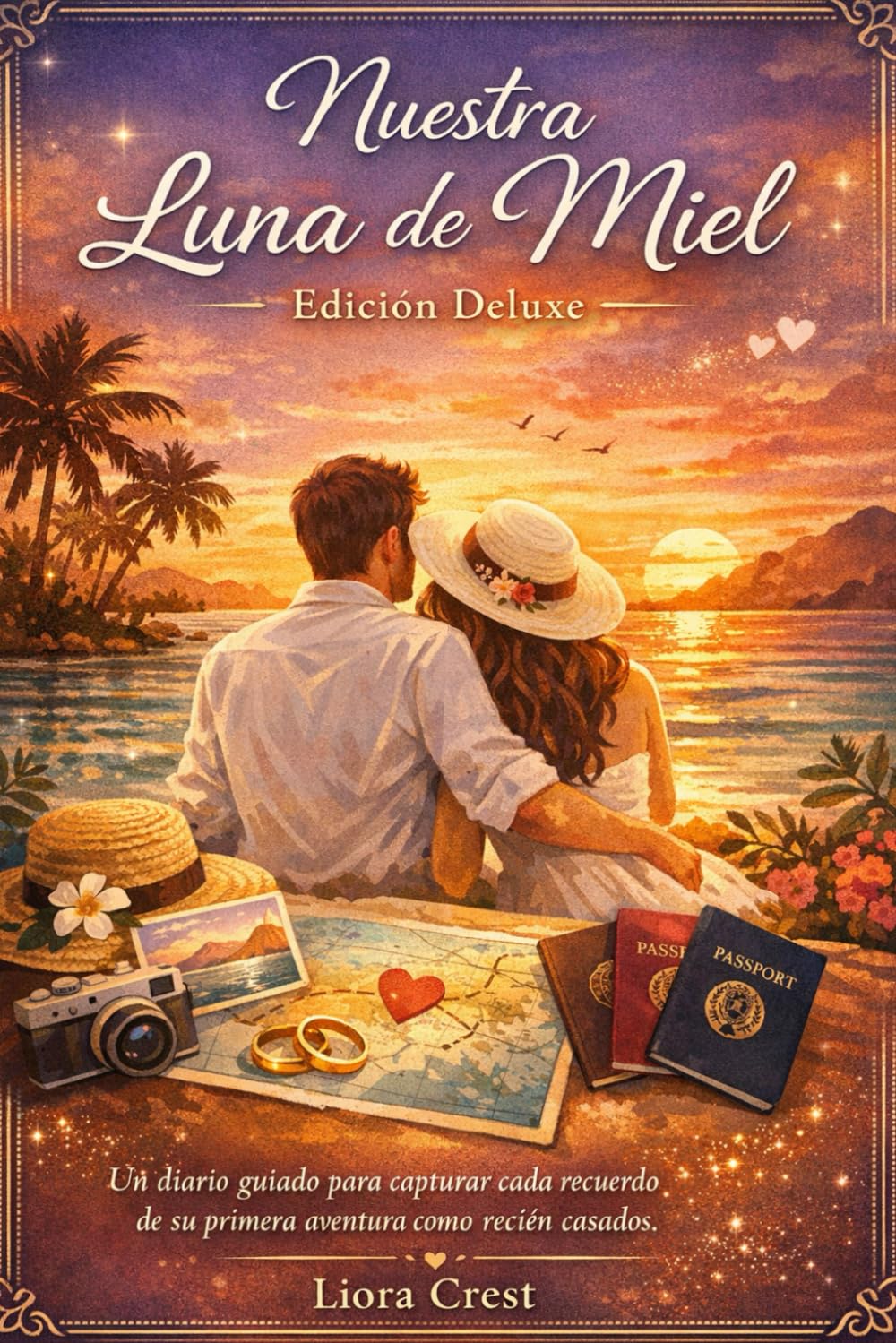 Nuestra Luna de Miel: Edición Deluxe: Un diario guiado para capturar cada recuerdo de su primera aventura como recién casados
