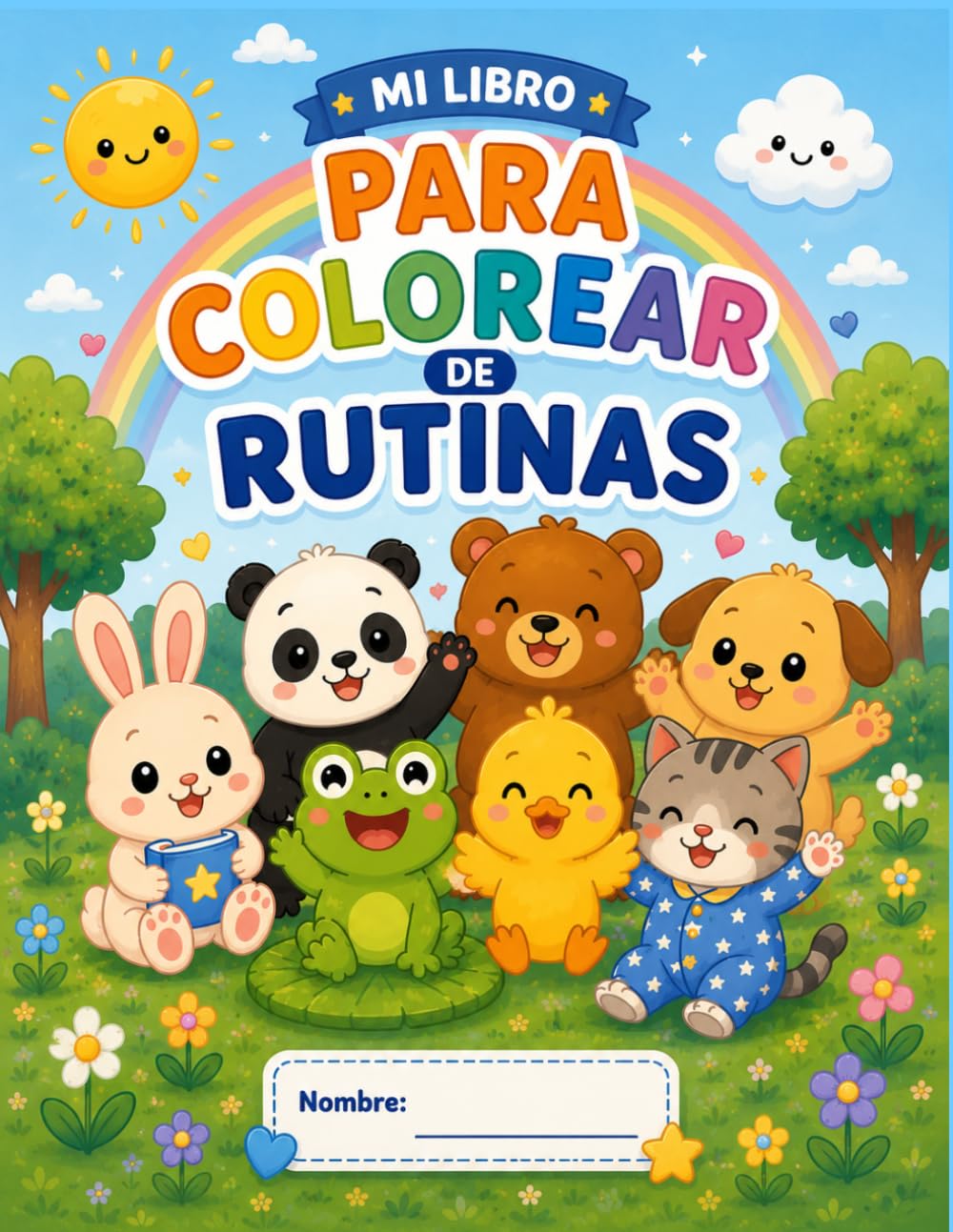 Mi libro para colorear de rutinas