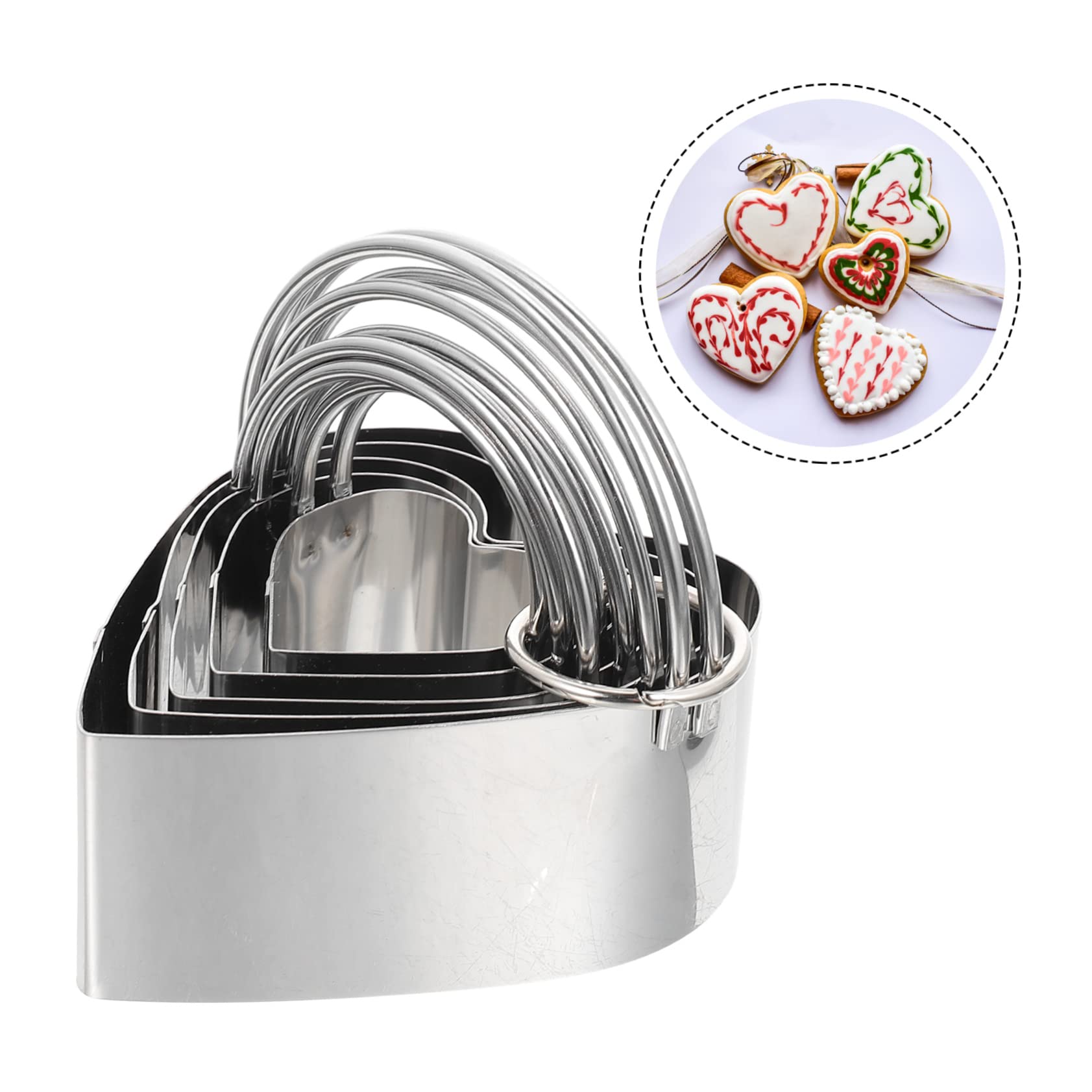 TOPBATHY 3 Juegos De Cortadores De Galletas Herramientas Para Hornear Galletas Galletas De Jengibre Molde Para Fondant Cortadores De Donas Galletas De Jengibre Muffins Galletas