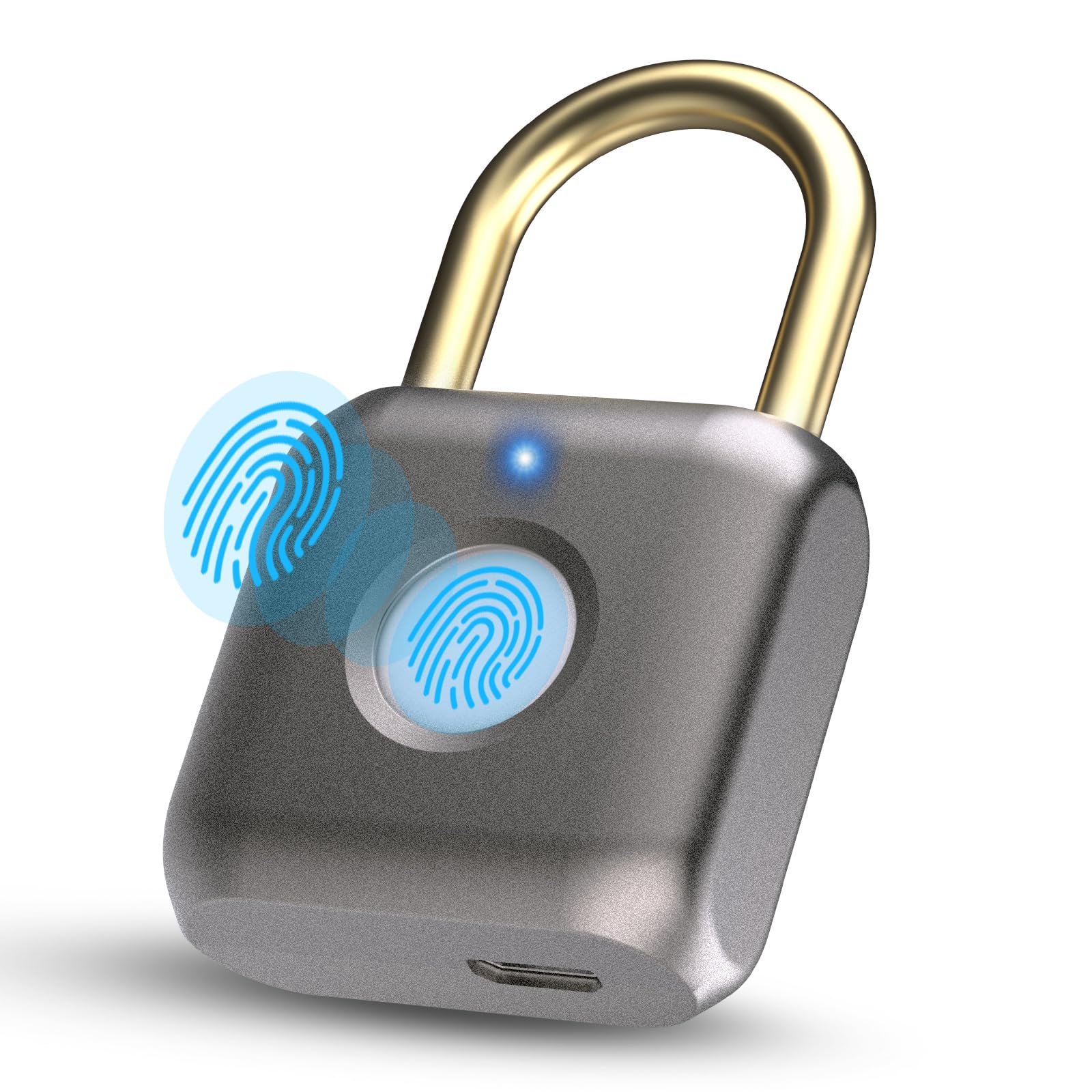 Amazon.com: Pothunder Fingerprint Padlock, Smart Padlock, Locker