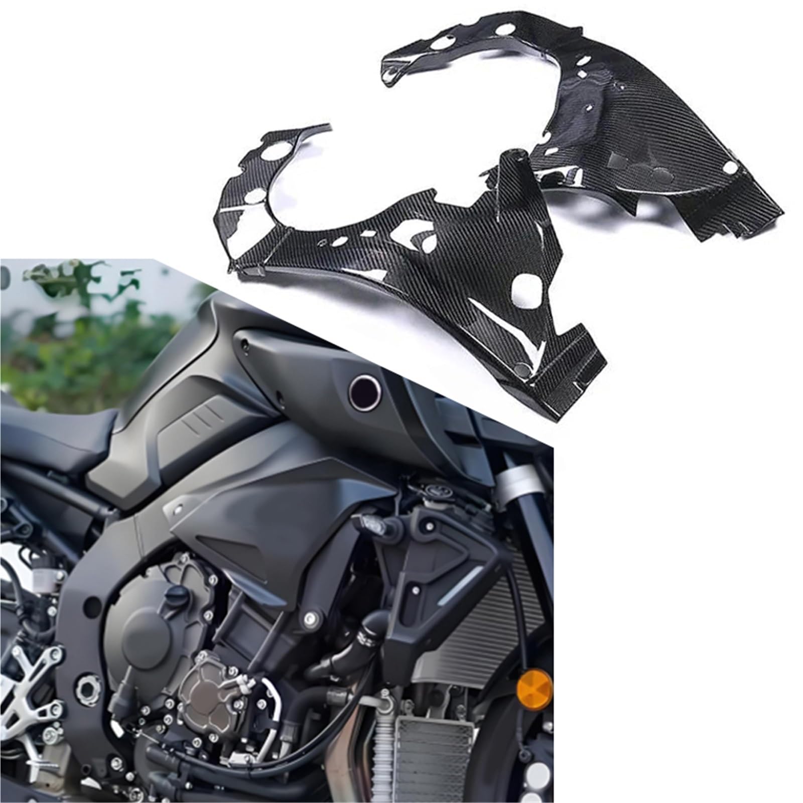 Ailettes de carénage YAMAHA R1 housse protection carbone - 8