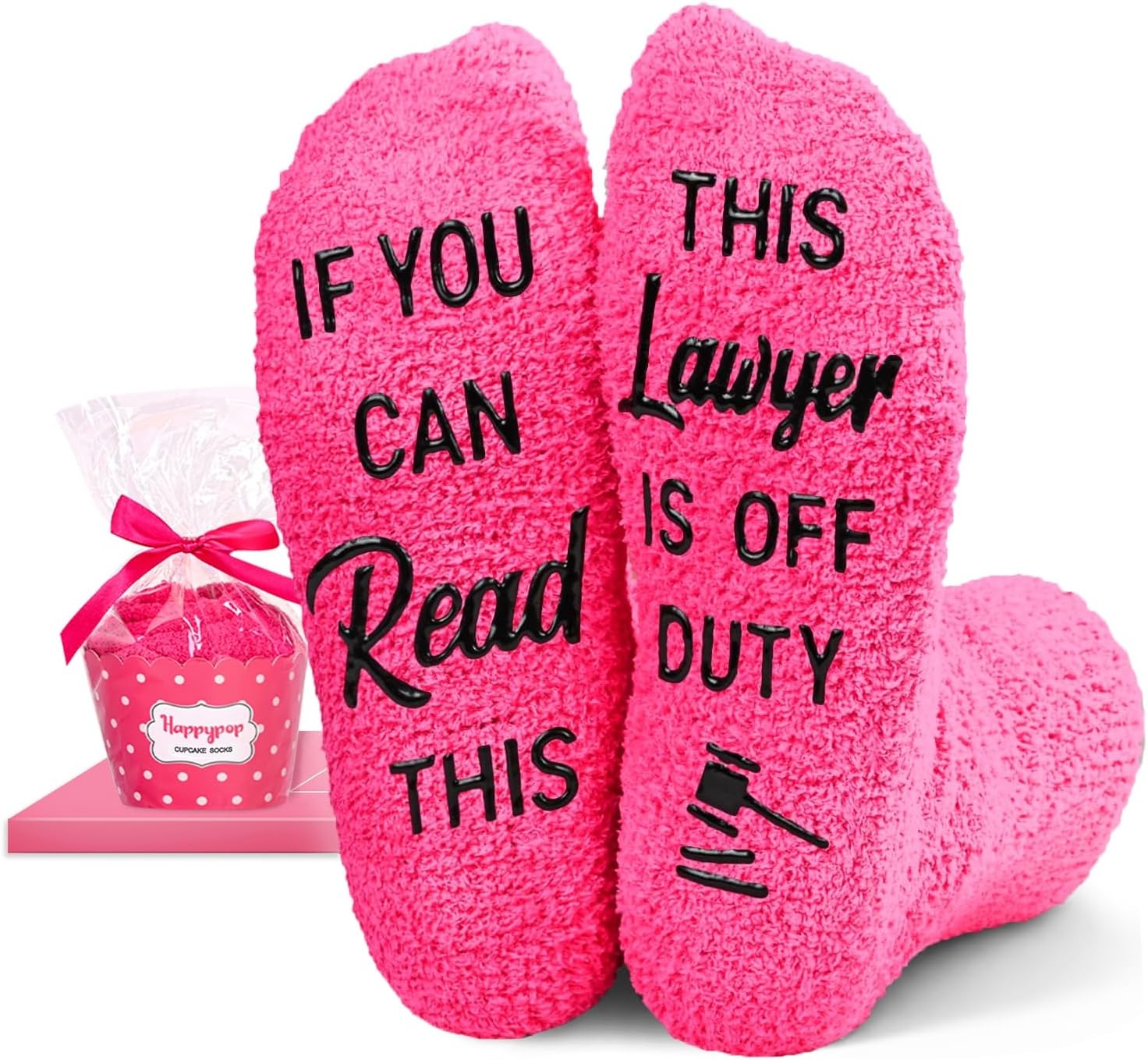 HAPPYPOP Funny Socks for Women - Gifts for Manager Realtor Chef Lawyer Social Worker Baker