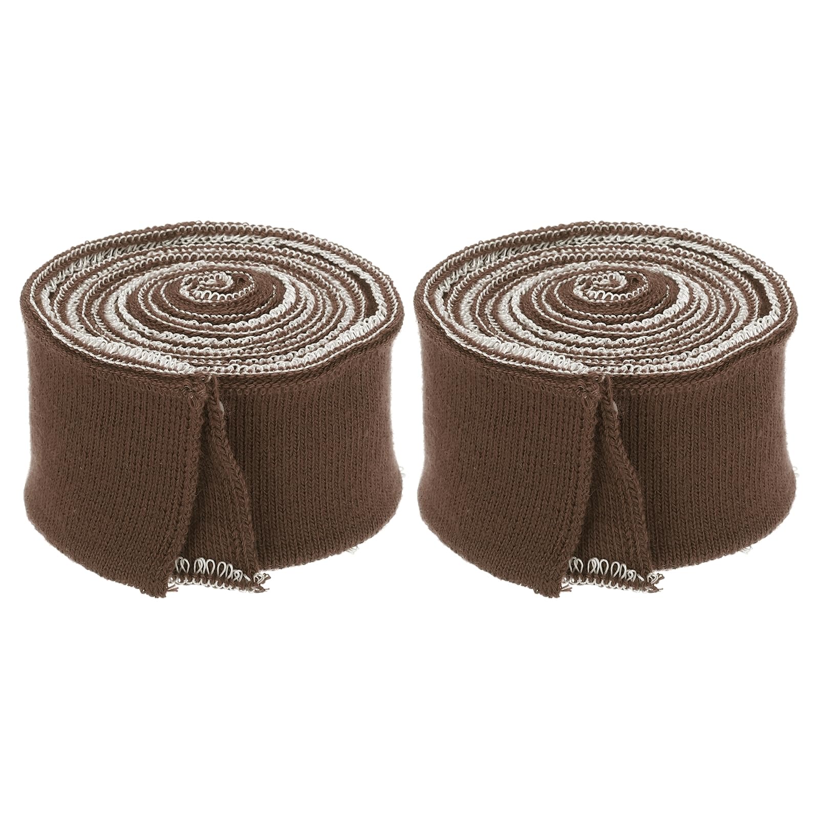 Rebower 3.5cm x 80m Elastic Cuffs for Sewing Knitted Ribbed Cotton Fabric Sleeves Waistband Ribbed Trim
