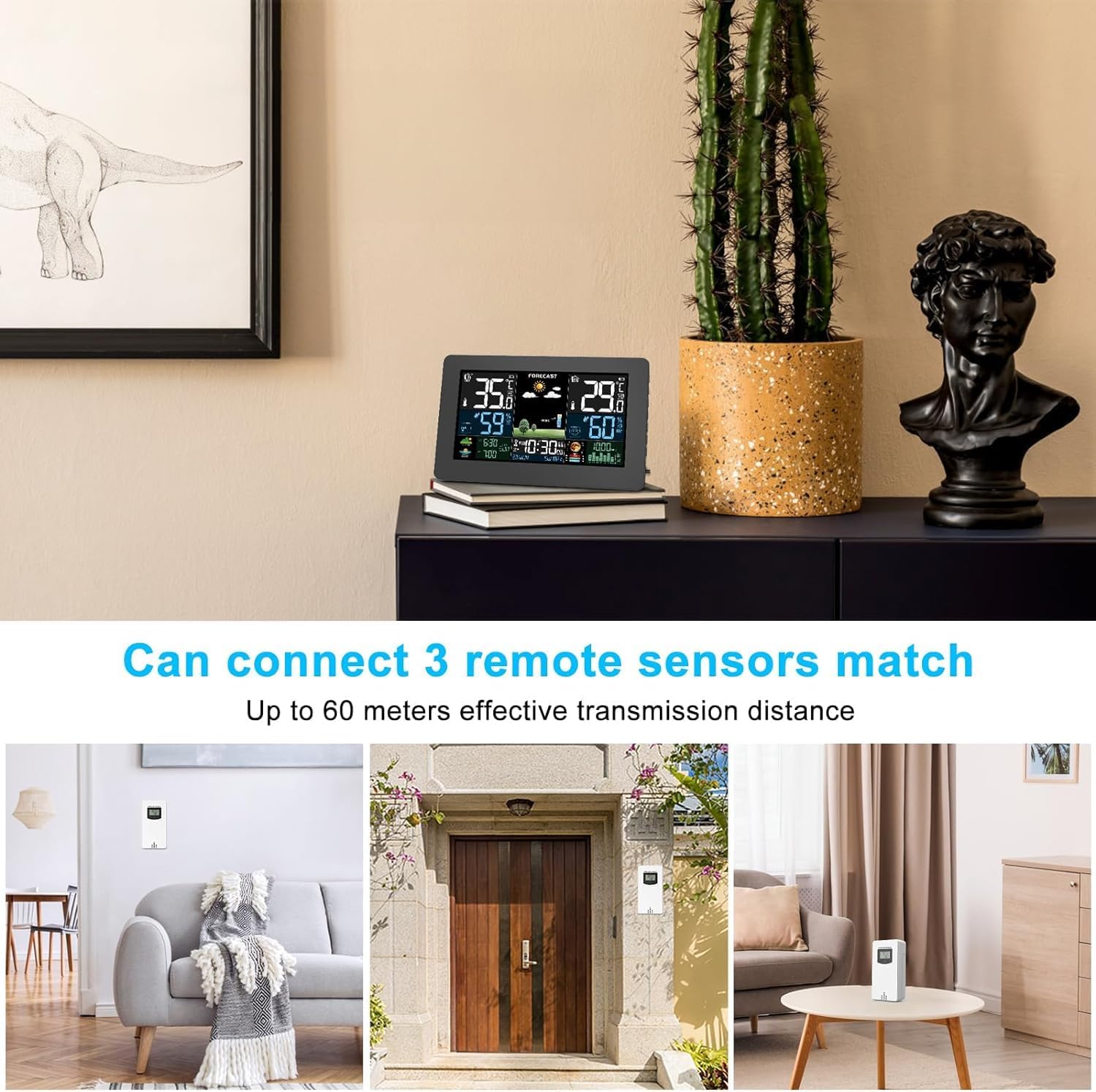 Brataste Weather Station Multiple Remote Sensors