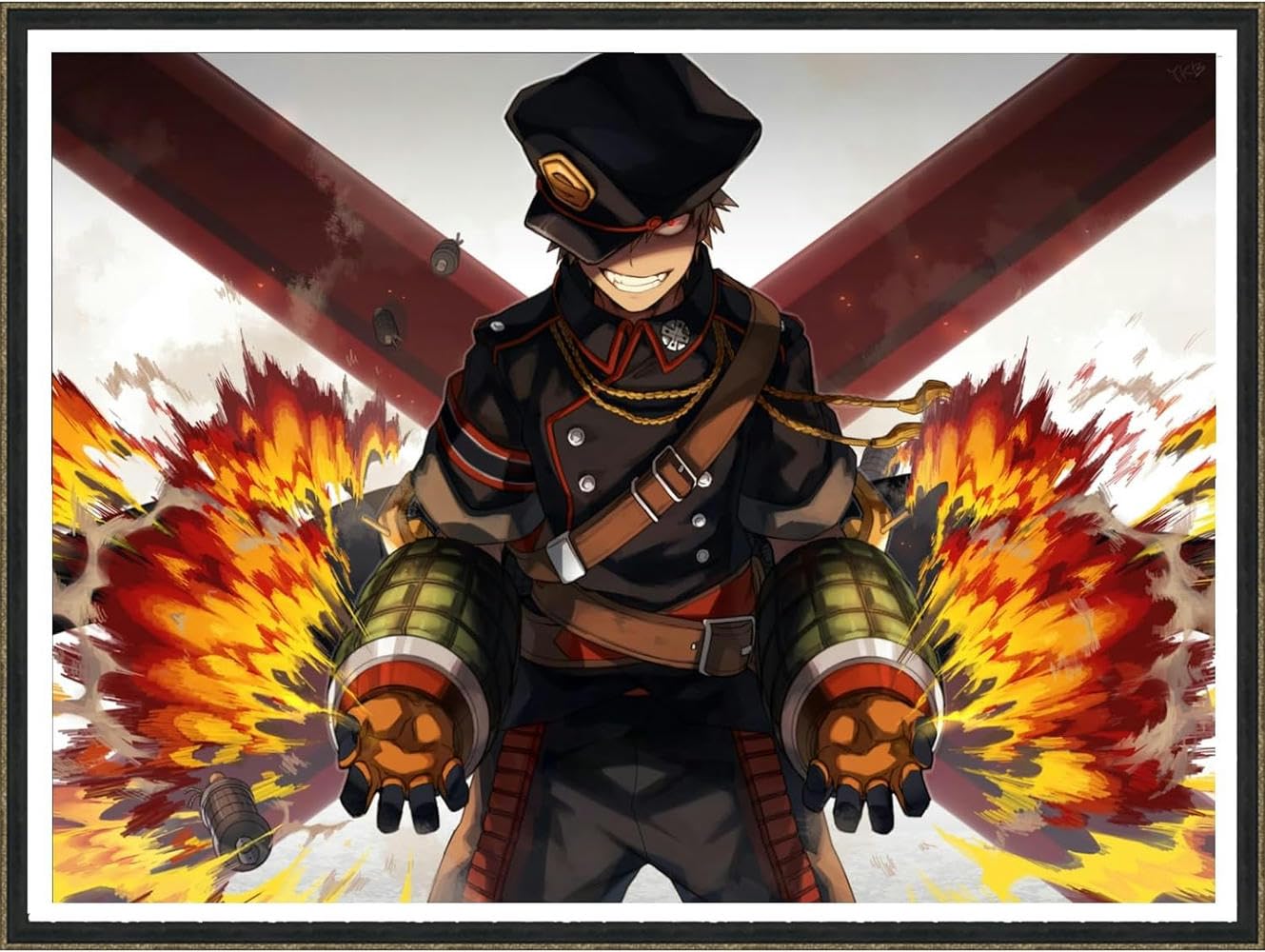 Amazon | 彫刻クロスステッチキット 僕のヒーローアカデミア 11CT 3