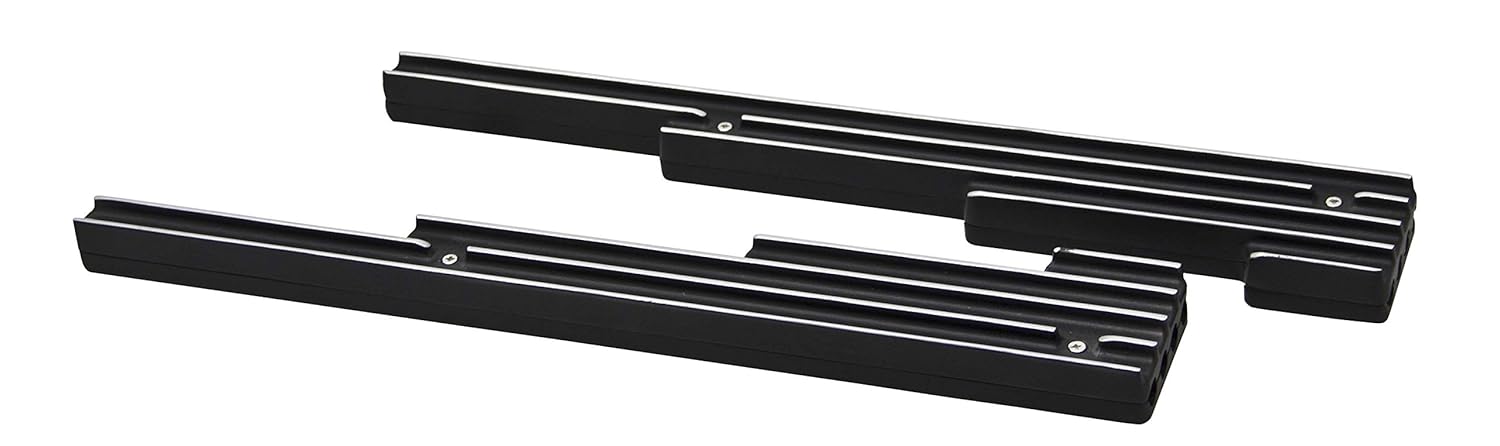 Finned Black Billet Aluminum Wire Loom Set – Fits Up to 9.5mm Wires