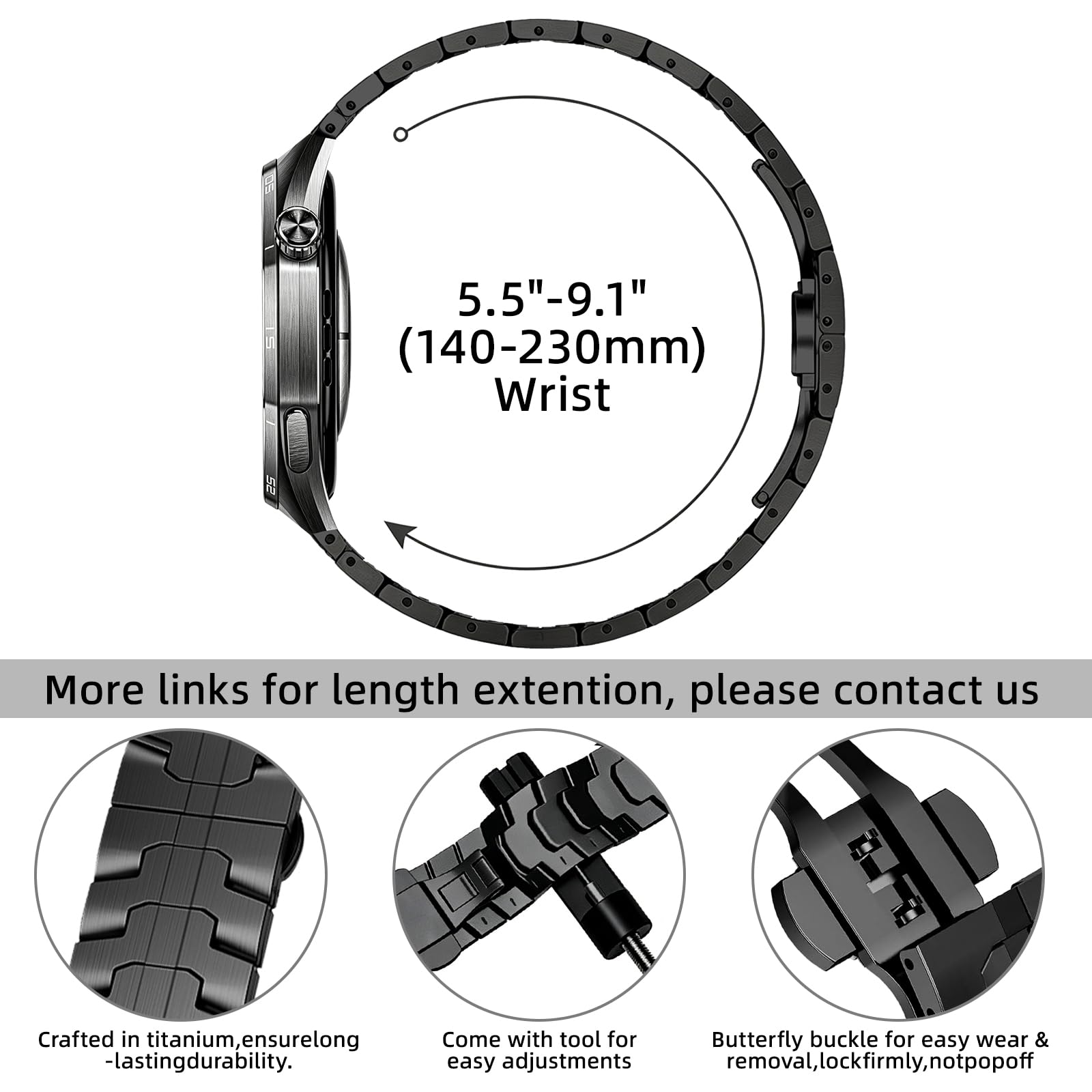 Huawei Watch GT 3 46 mm, GT 3 Pro, model piłkarski 22 mm do Huawei Watch GT 2 46 mm, Huawei Watch GT Fashion, Sport, Aktywny, elegancki, klasyczny, Huawei Watch GT2 Pro/GT2e